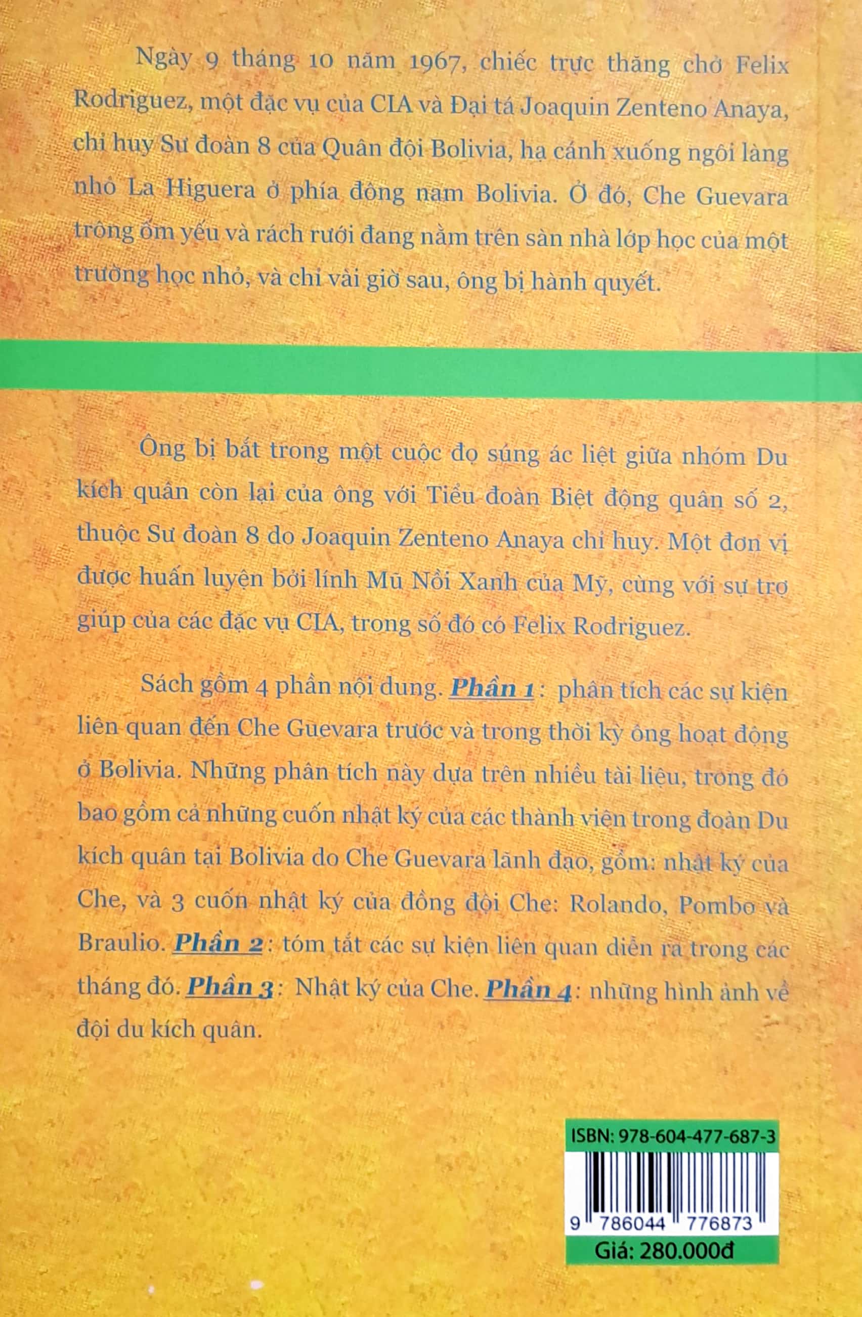 nhật ký che guevara - những ngày tháng cuối cùng