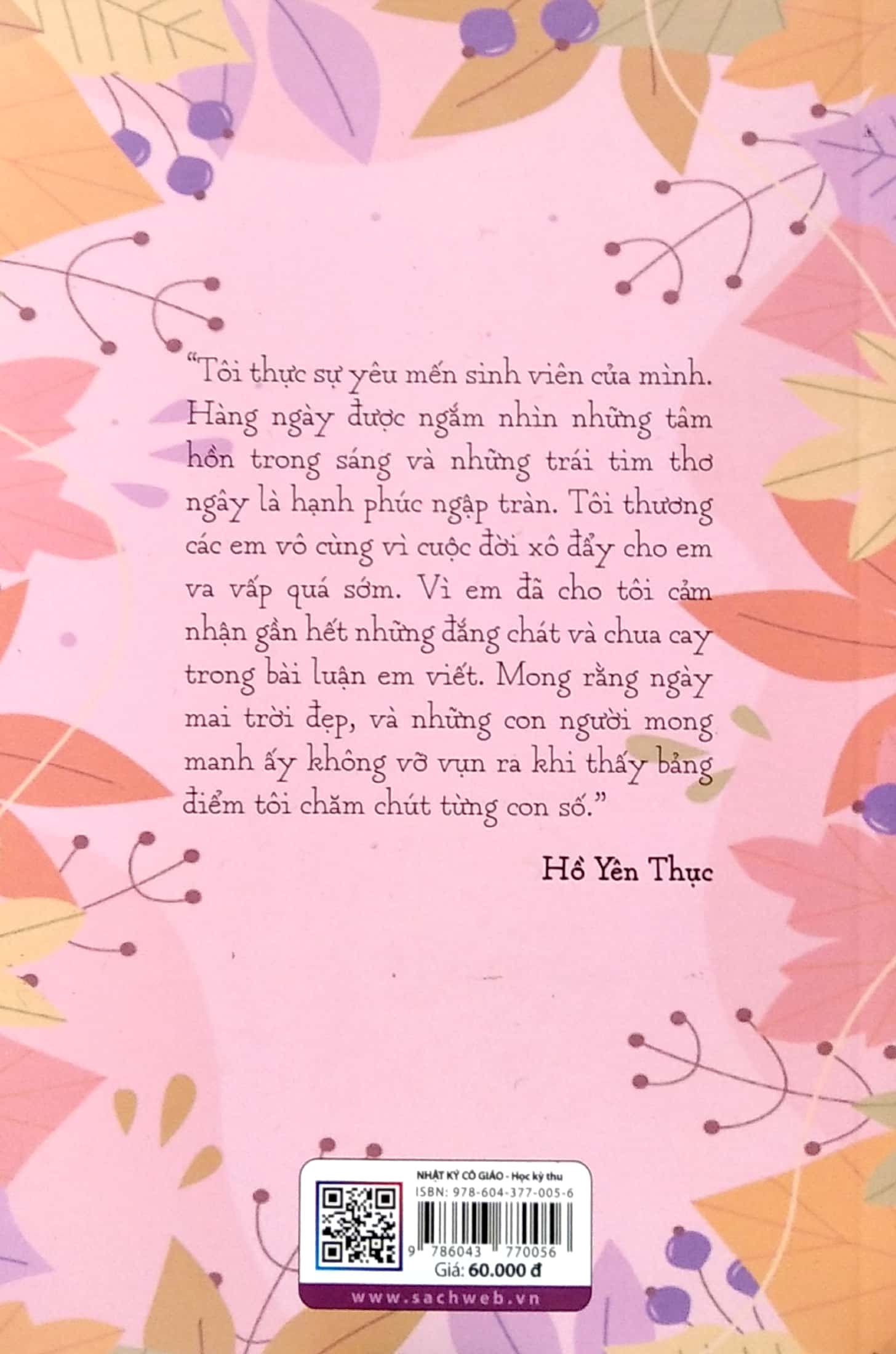 nhật ký cô giáo - học kỳ thu