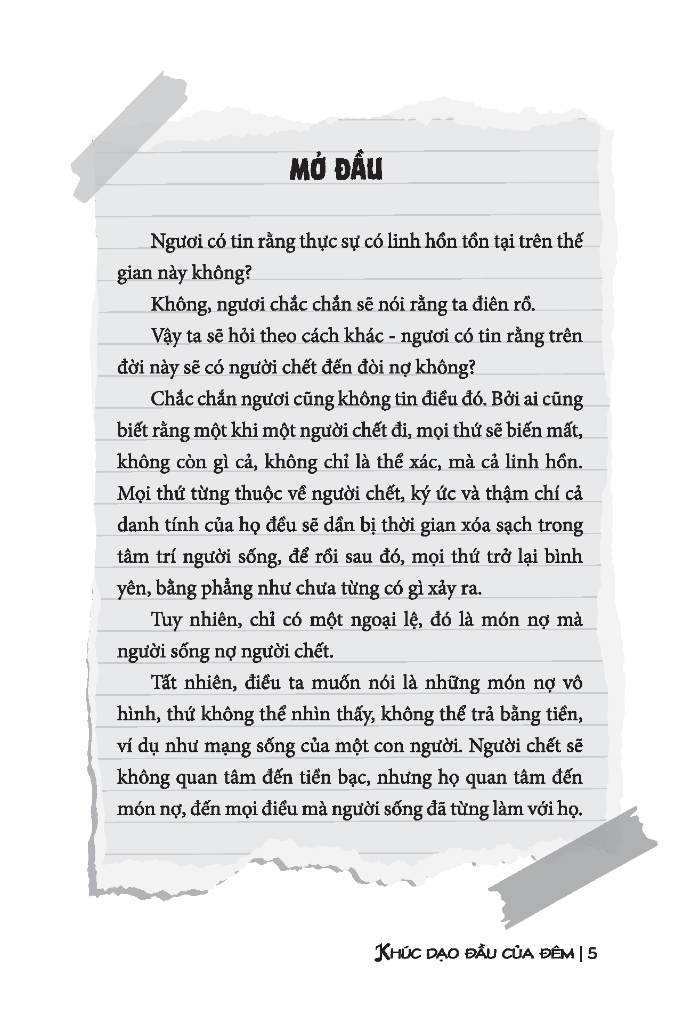 nhật ký ghi chép pháp y - tập 1 - khúc dạo đầu của đêm