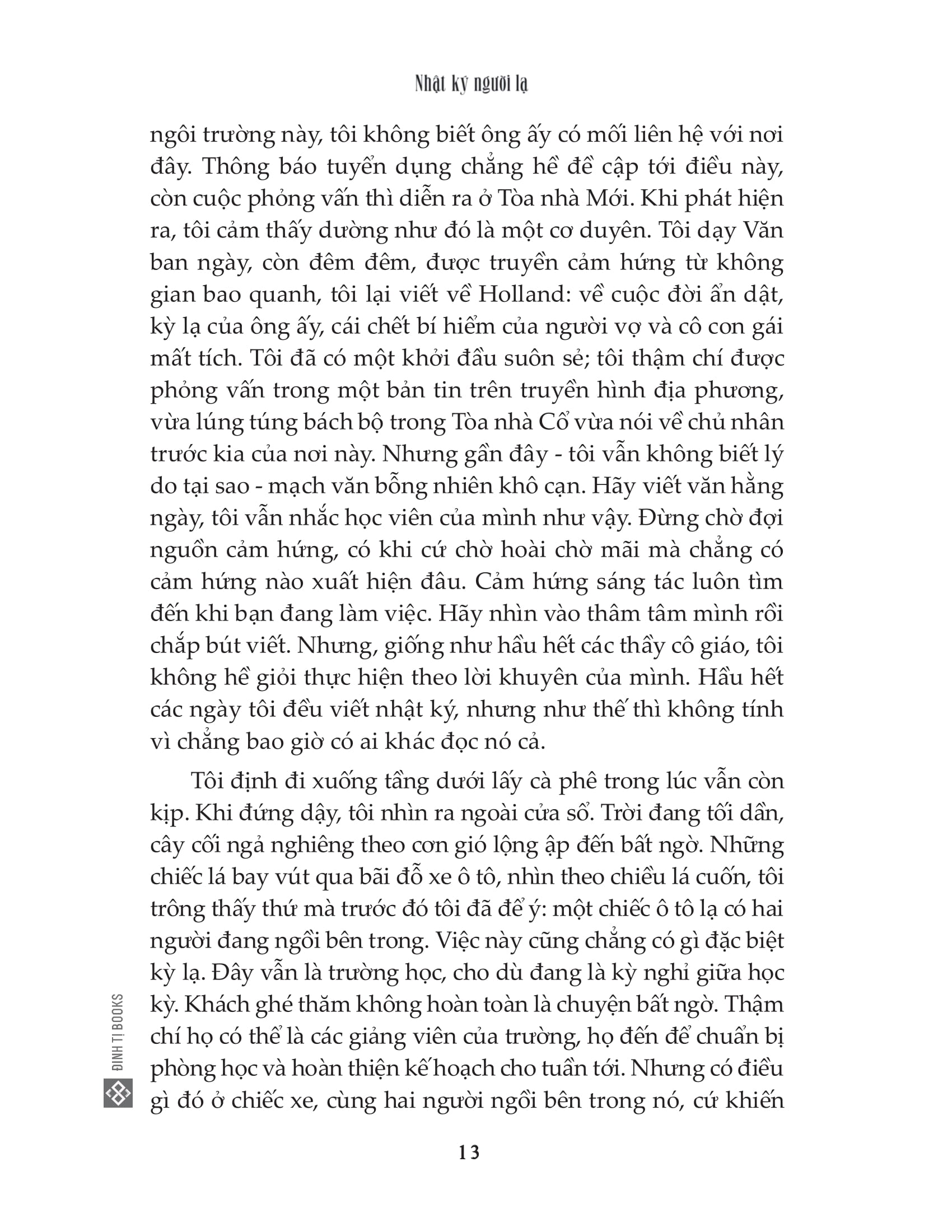 nhật ký người lạ