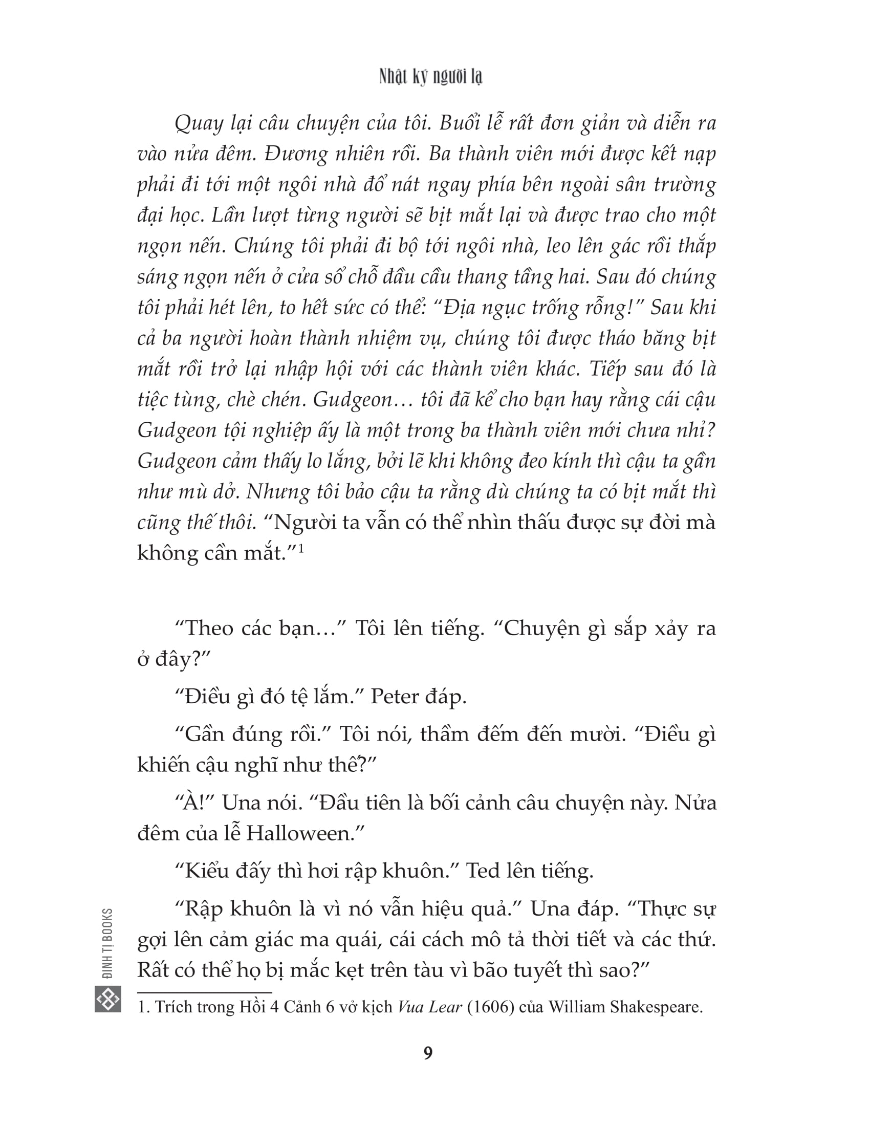 nhật ký người lạ