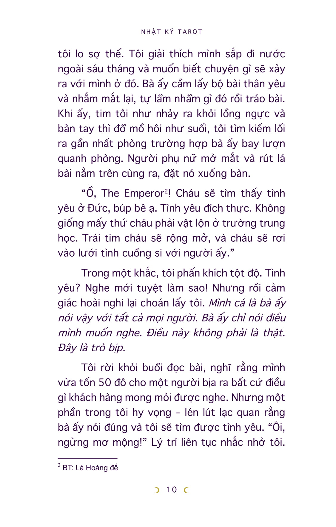 nhật ký tarot