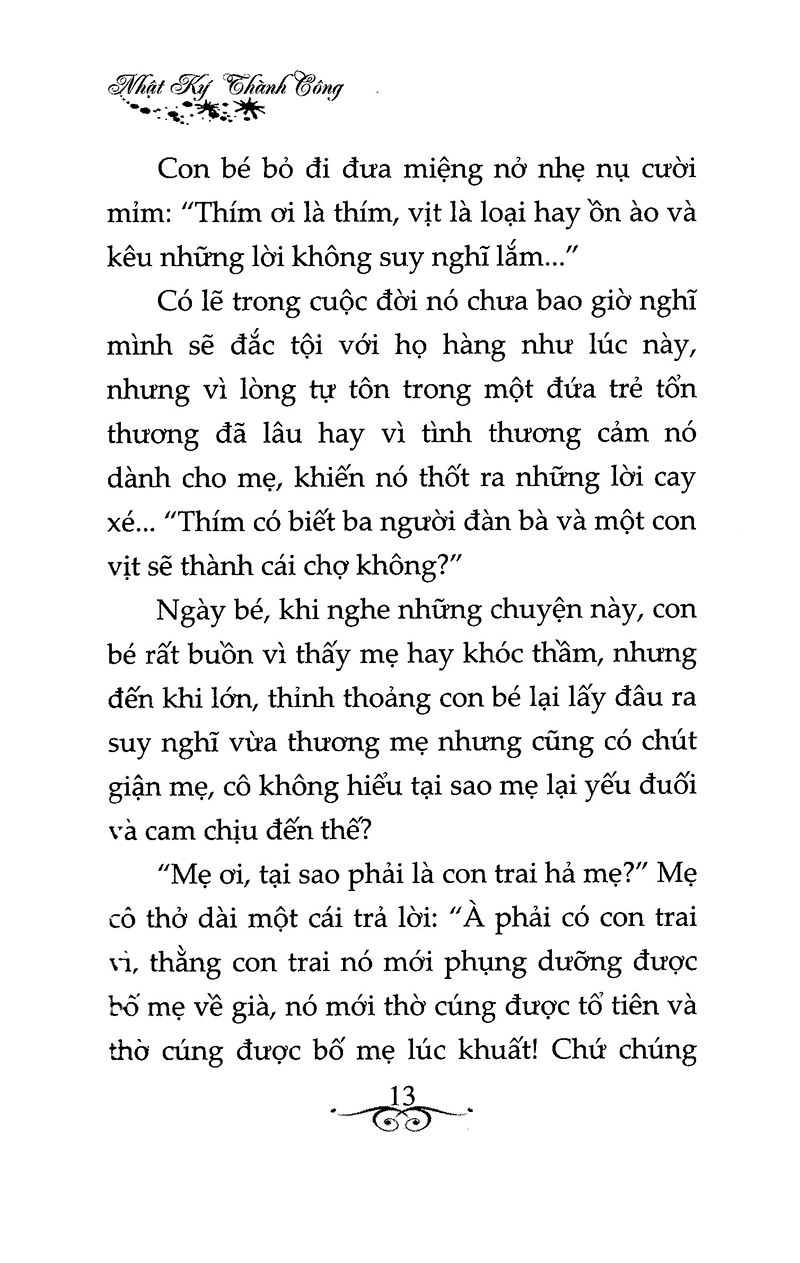 nhật ký thành công