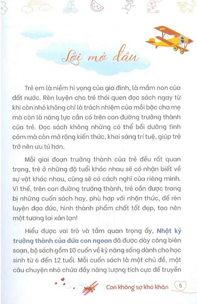 nhật ký trưởng thành của đứa con ngoan - con không sợ khó khăn (2022)