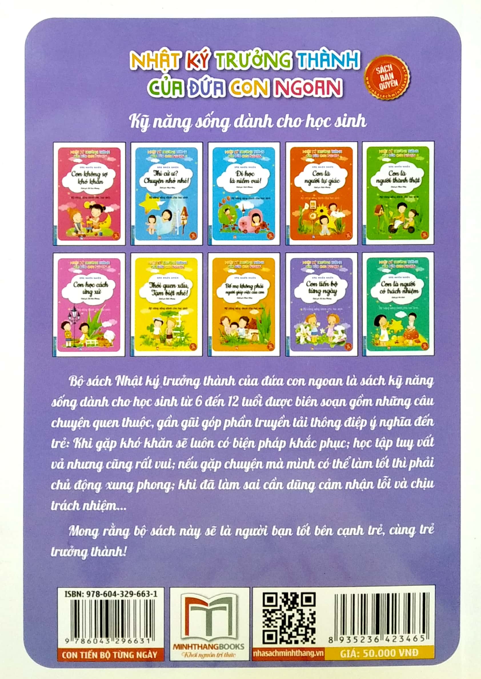 nhật ký trưởng thành của đứa con ngoan - con tiến bộ từng ngày