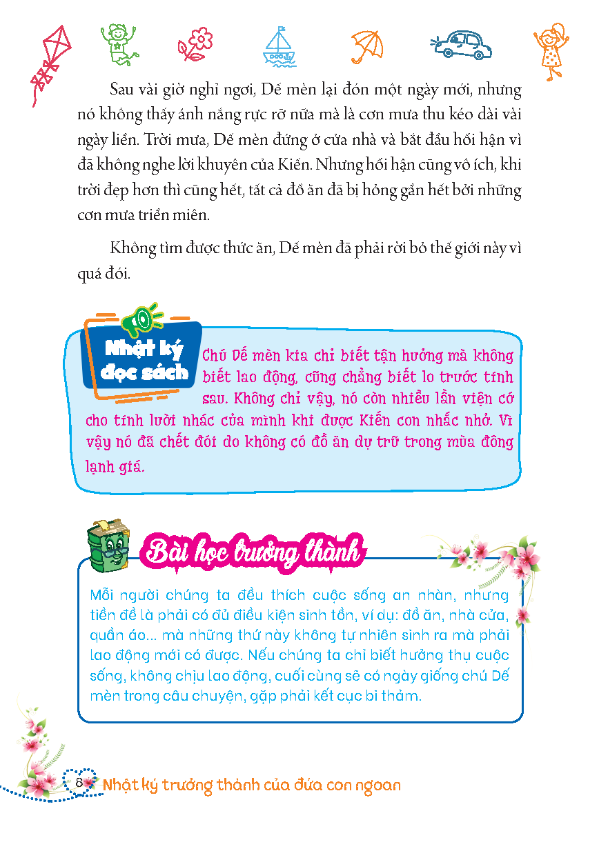 nhật ký trưởng thành của đứa con ngoan - thói quen xấu, tạm biệt nhé! - tái bản
