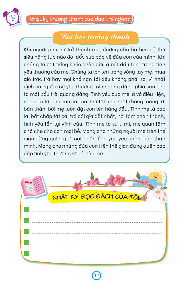 nhật ký trưởng thành của đứa trẻ ngoan - cha mẹ không phải người đầy tớ của tôi (tái bản)