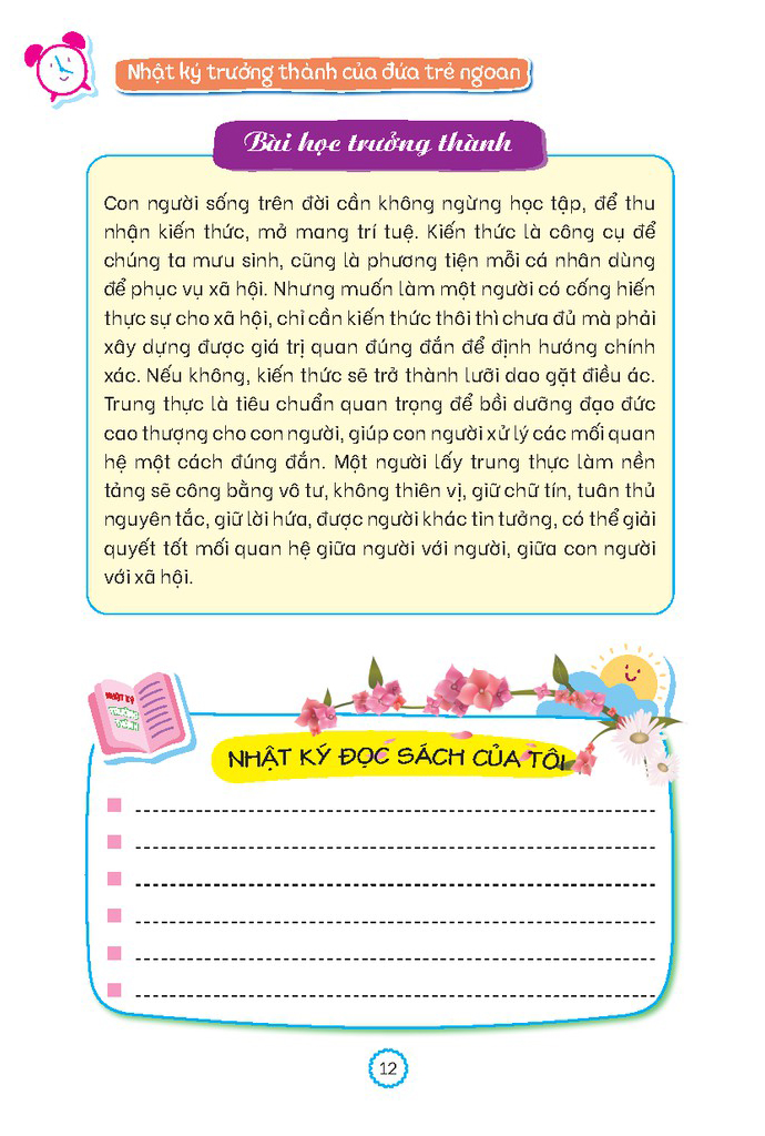 nhật ký trưởng thành của đứa trẻ ngoan - làm một người trung thực (tái bản 2023)