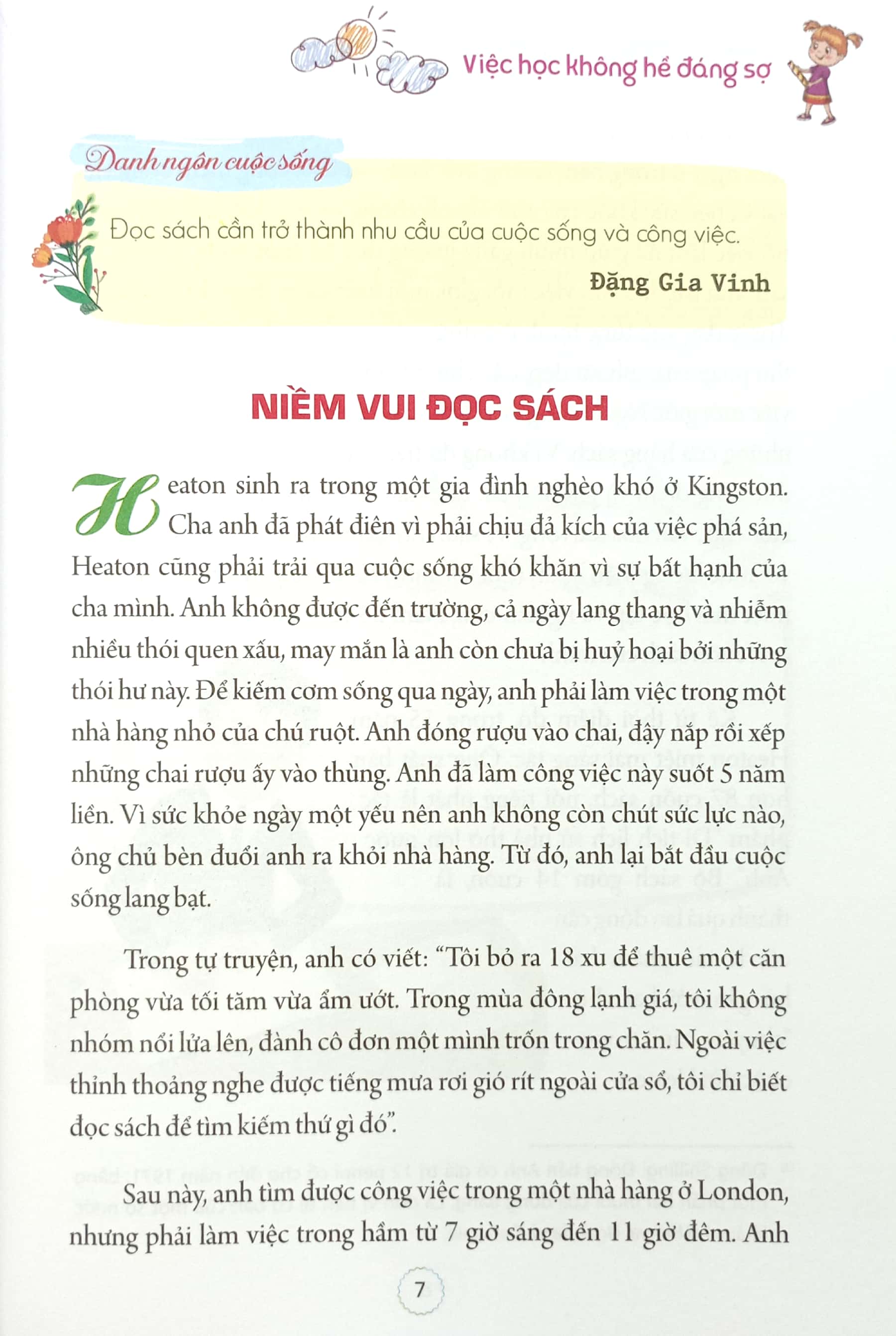 nhật ký trưởng thành của đứa trẻ ngoan - việc học không hề đáng sợ (tái bản 2023)