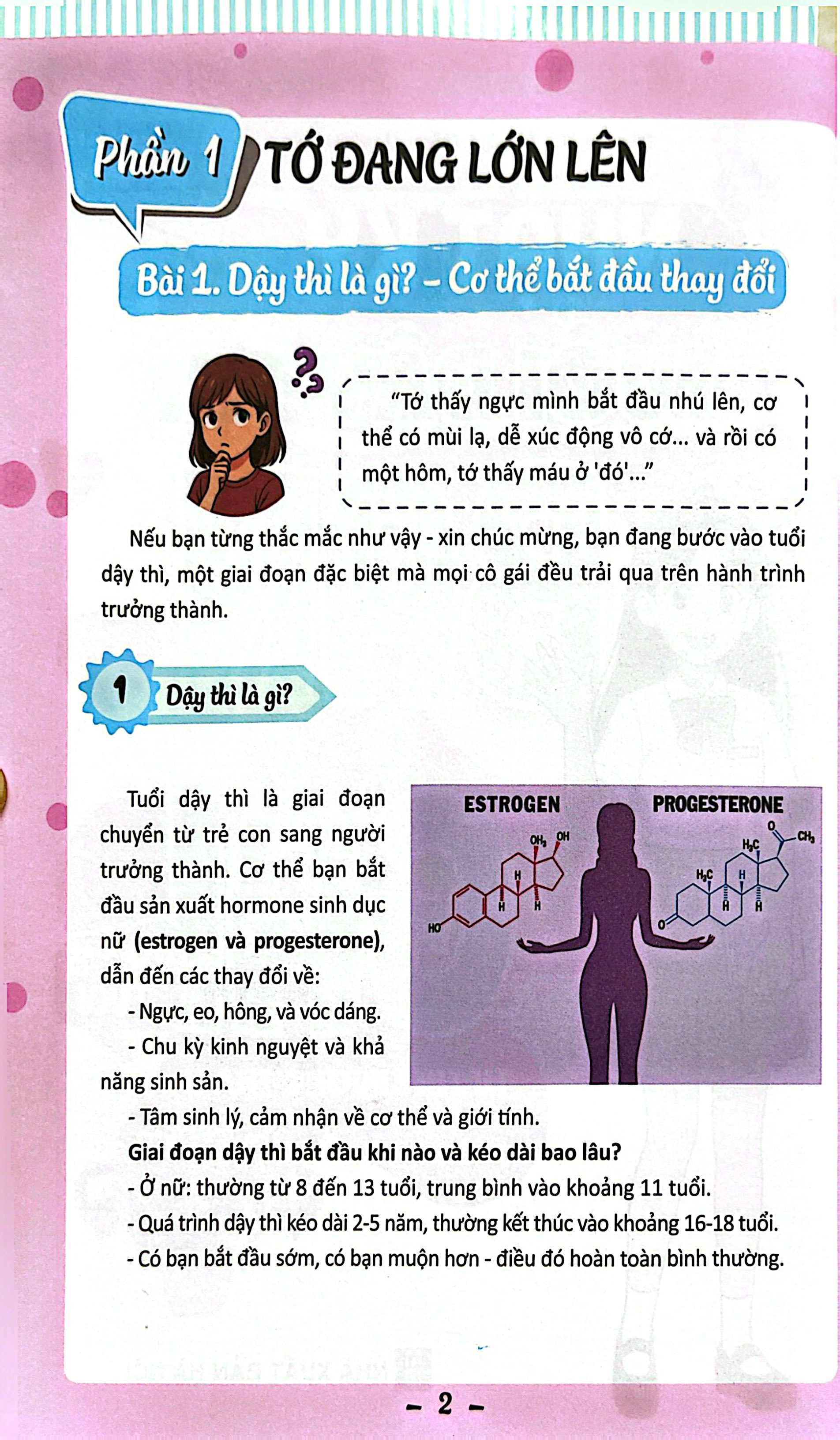 Nhật Ký Tuổi Dậy Thì - Bạn Gái - Tự Tin Trưởng Thành (10-15 Tuổi)