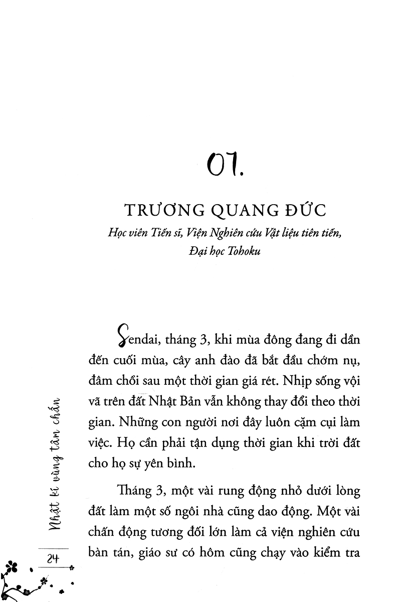 nhật ký vùng tâm chấn (tái bản 2018)