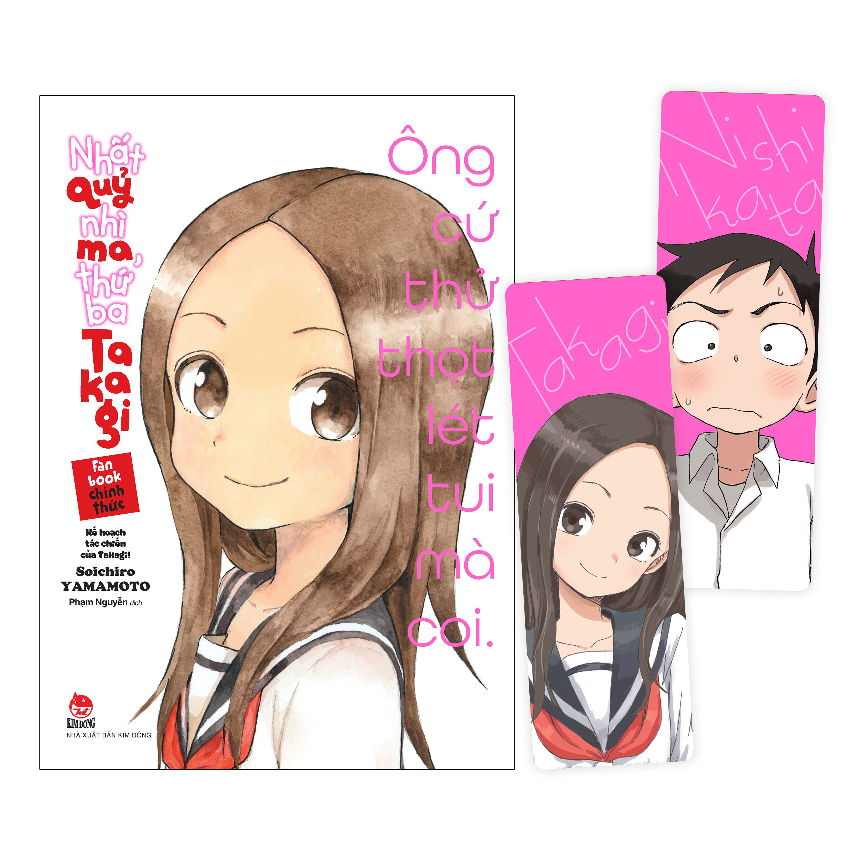 nhất quỷ nhì ma, thứ ba takagi - fanbook chính thức - kế hoạch tác chiến của takagi! - tặng kèm set 2 bookmark
