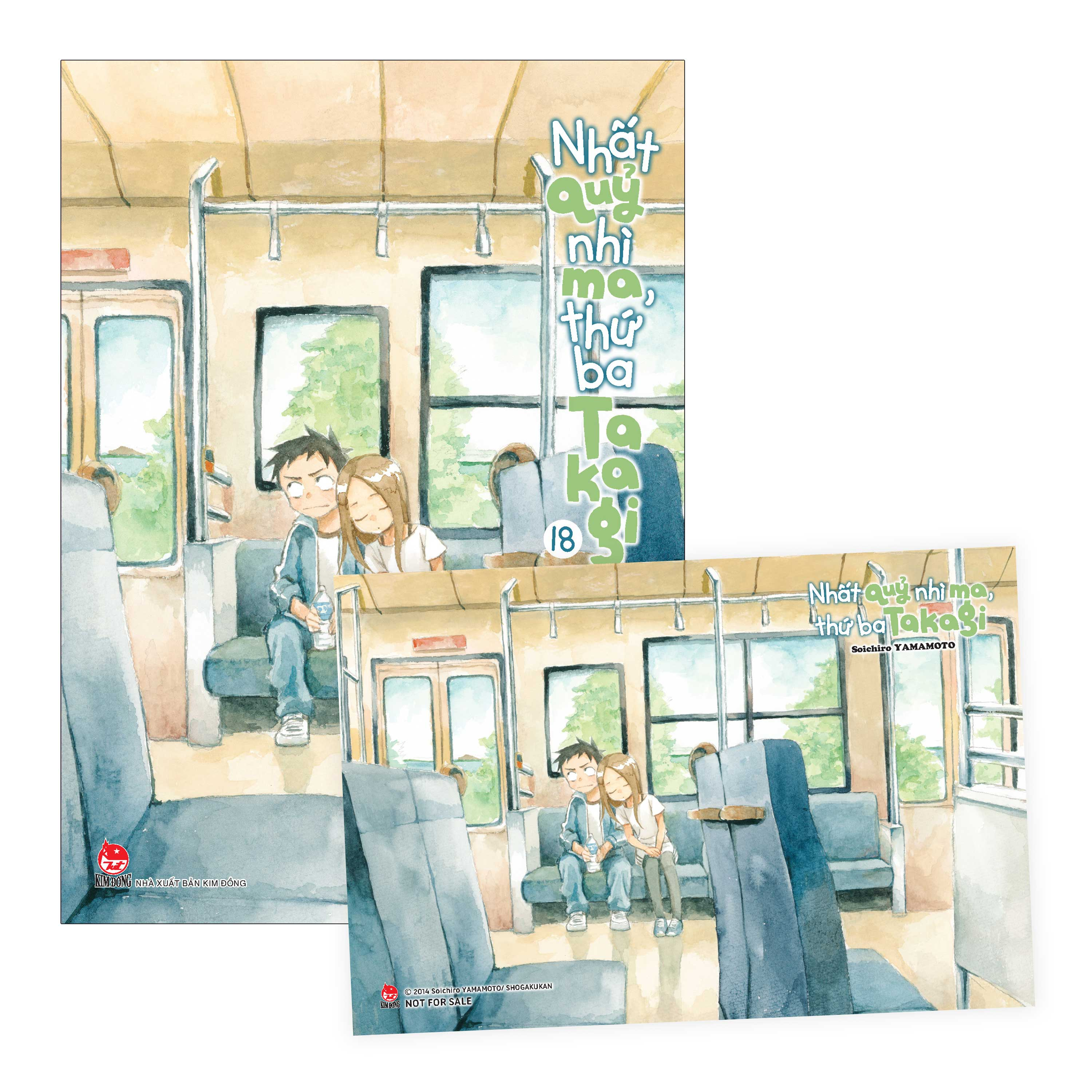 nhất quỷ nhì ma, thứ ba takagi - tập 18 - tặng kèm postcard