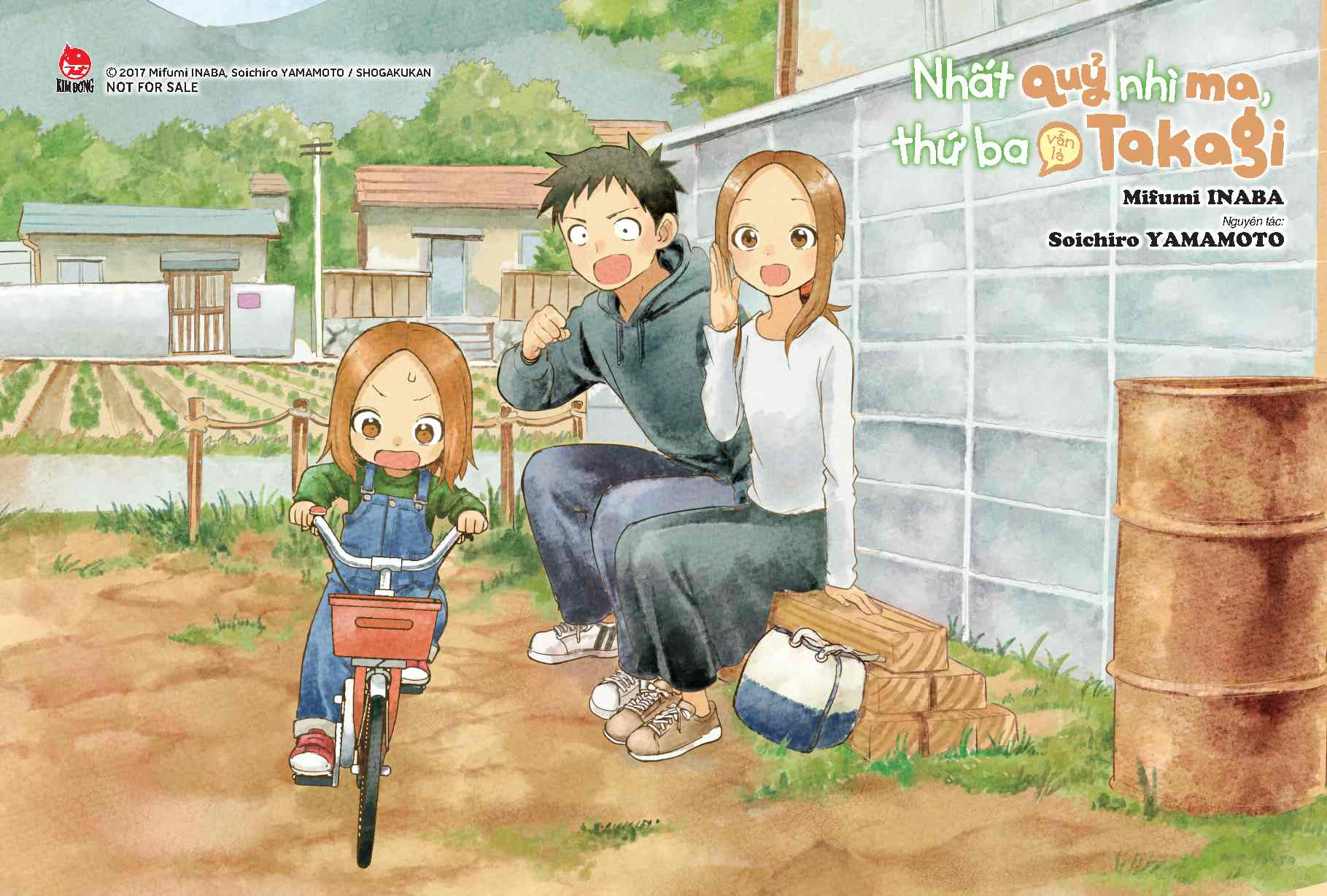 nhất quỷ nhì ma, thứ ba (vẫn là) takagi - tập 17 - tặng kèm postcard