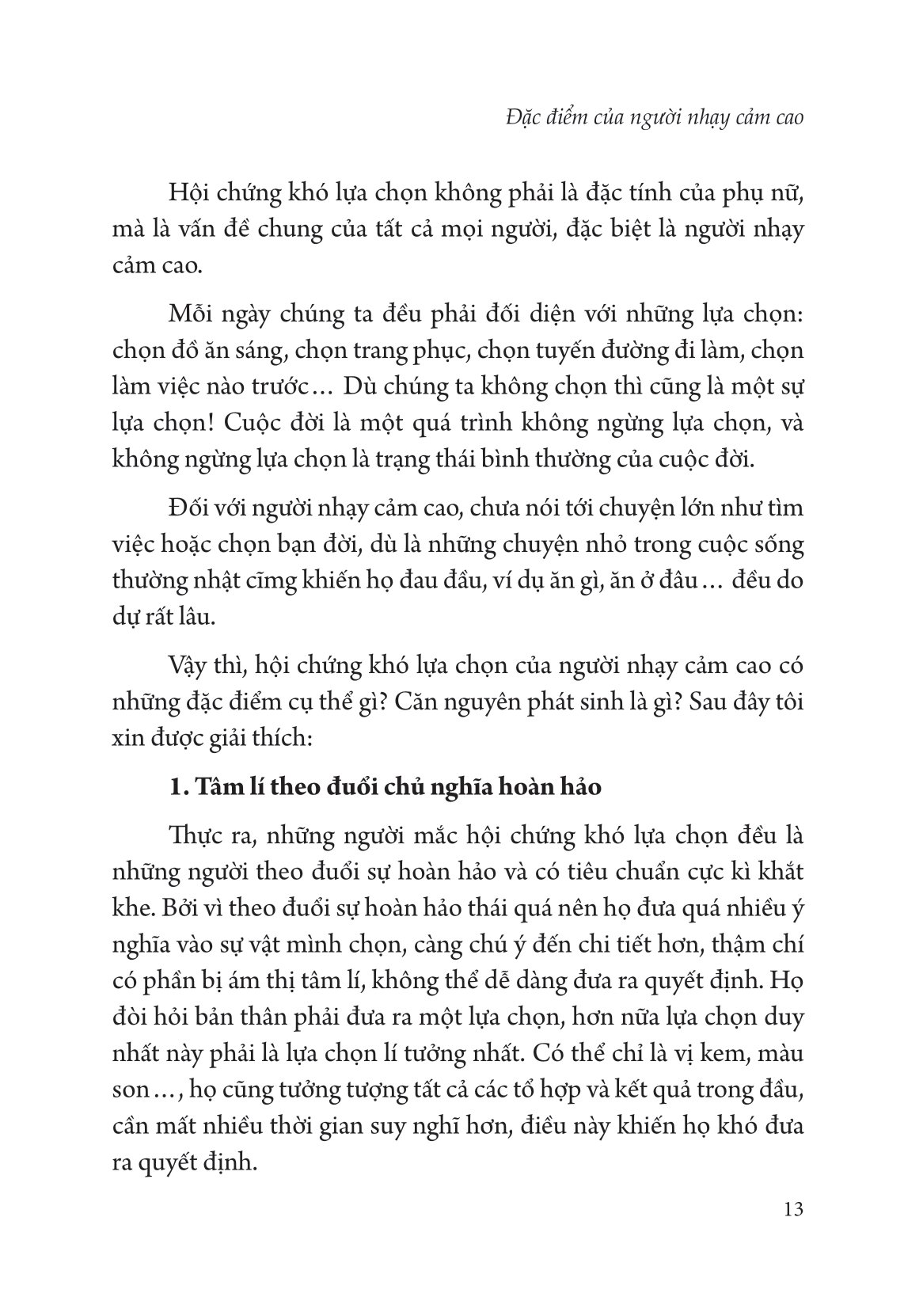 nhạy cảm - tư chất trời ban không nên lãng phí