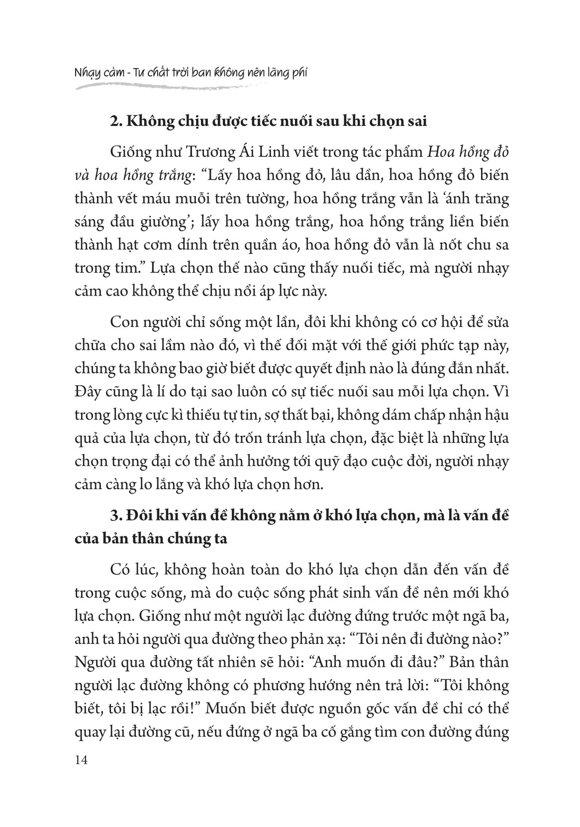 nhạy cảm - tư chất trời ban không nên lãng phí