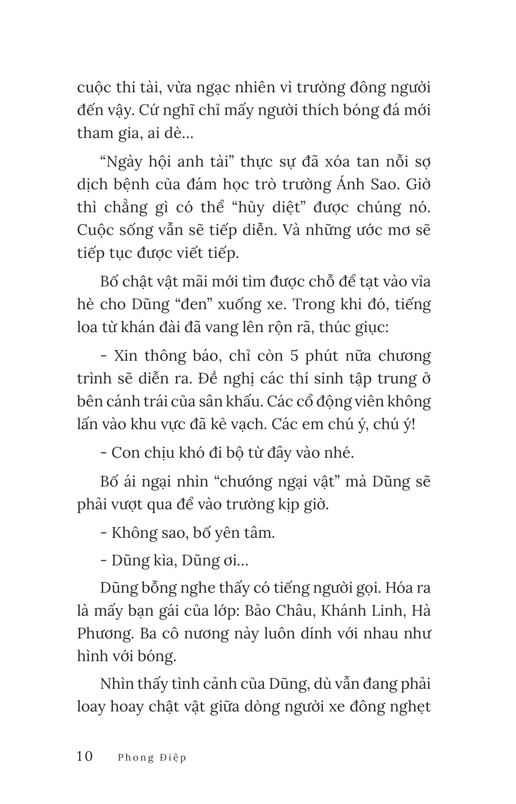 nhẩy lên và hét