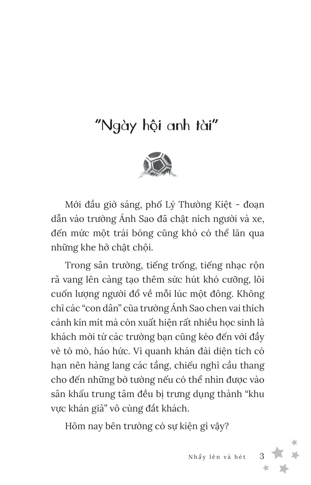 nhẩy lên và hét