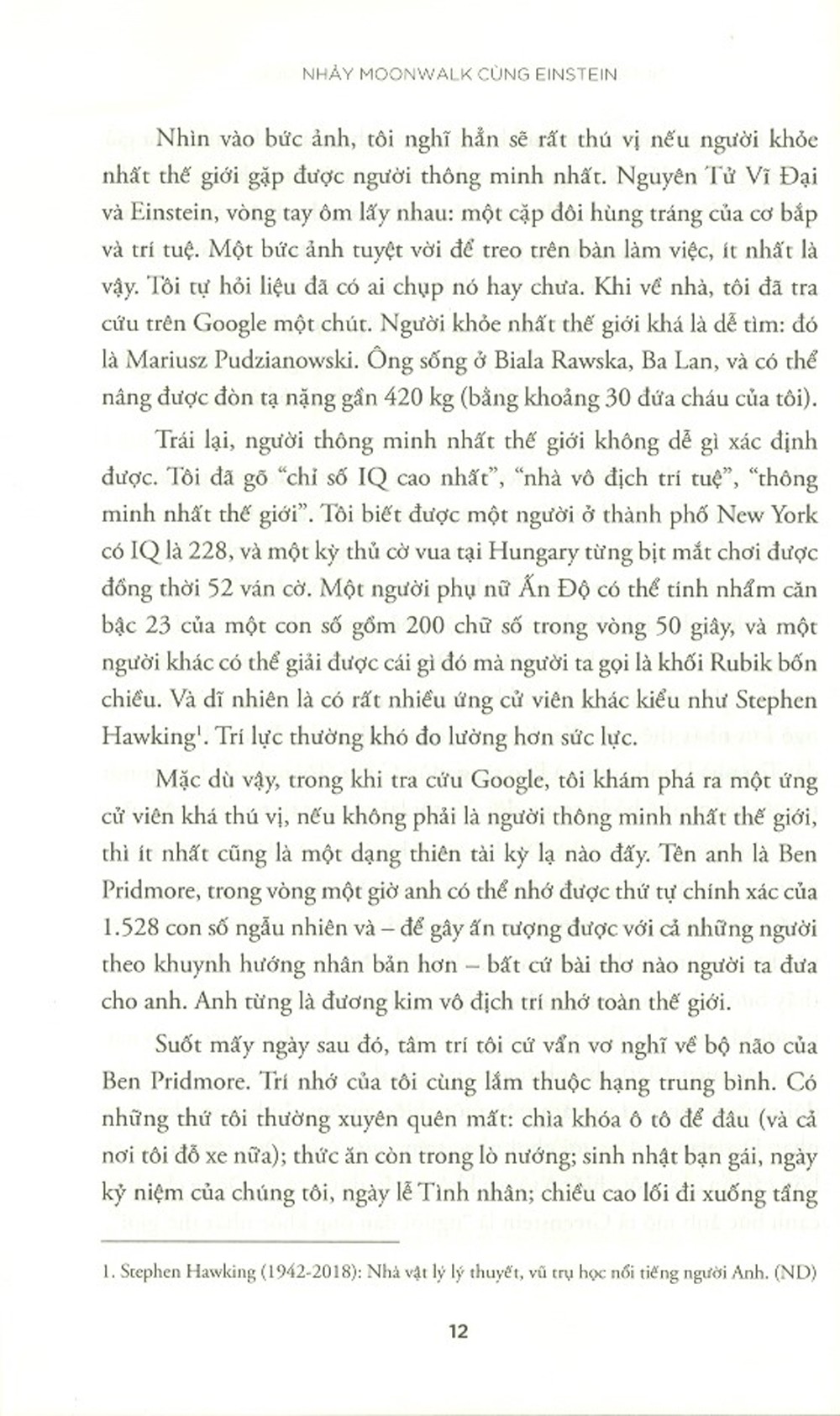 nhảy moonwalk cùng einstein