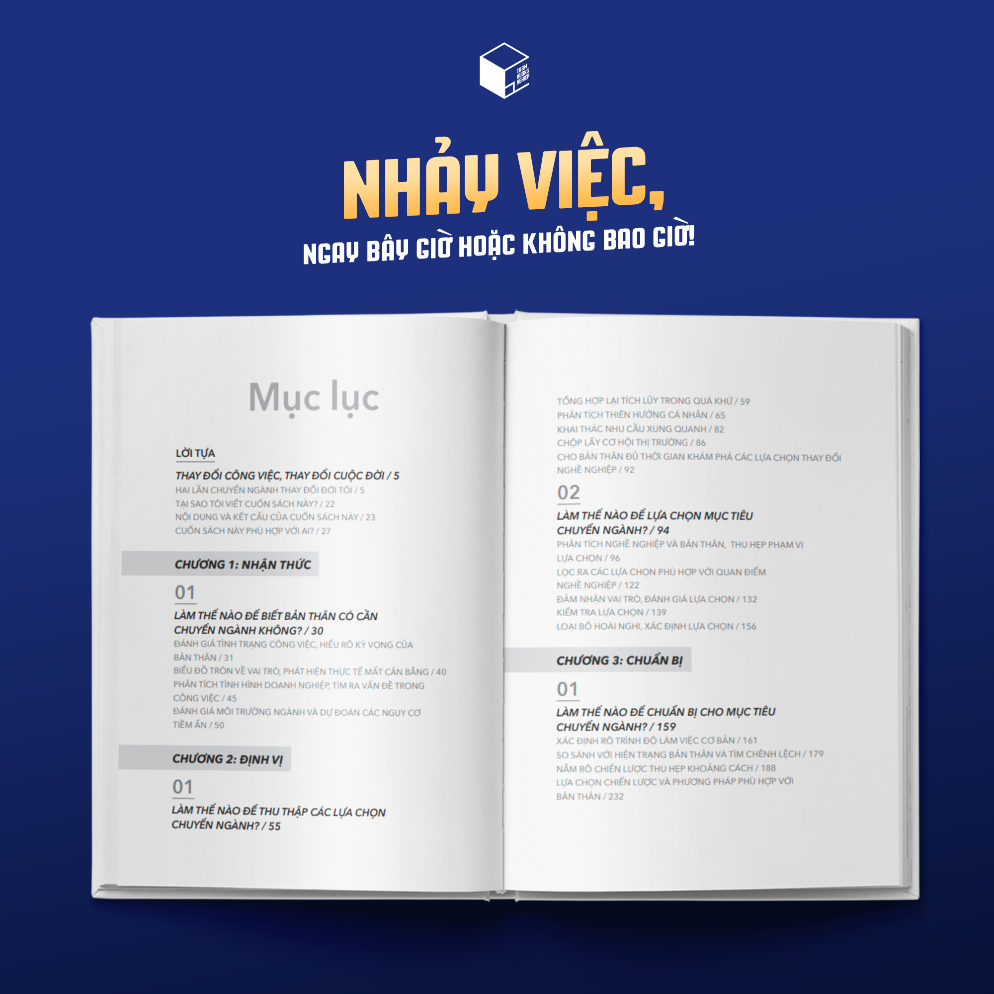 nhảy việc, ngay bây giờ hoặc không bao giờ!