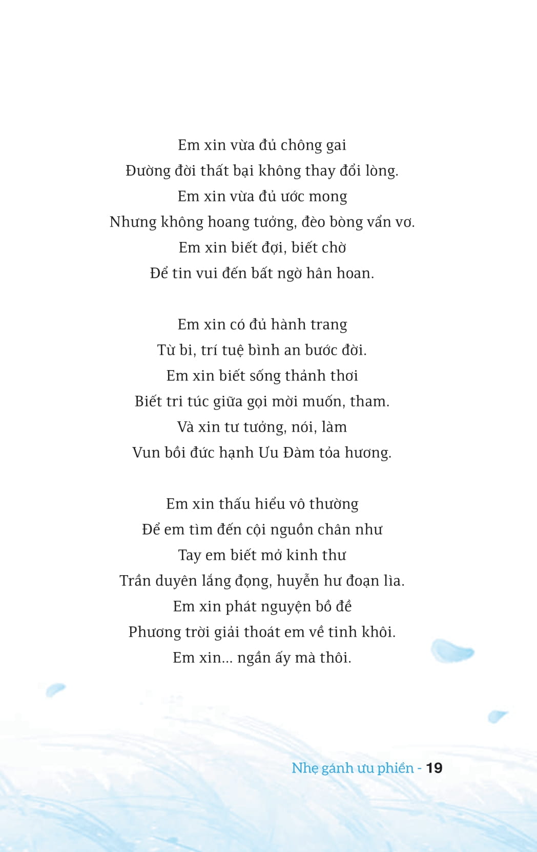 nhẹ gánh ưu phiền (tái bản 2023)