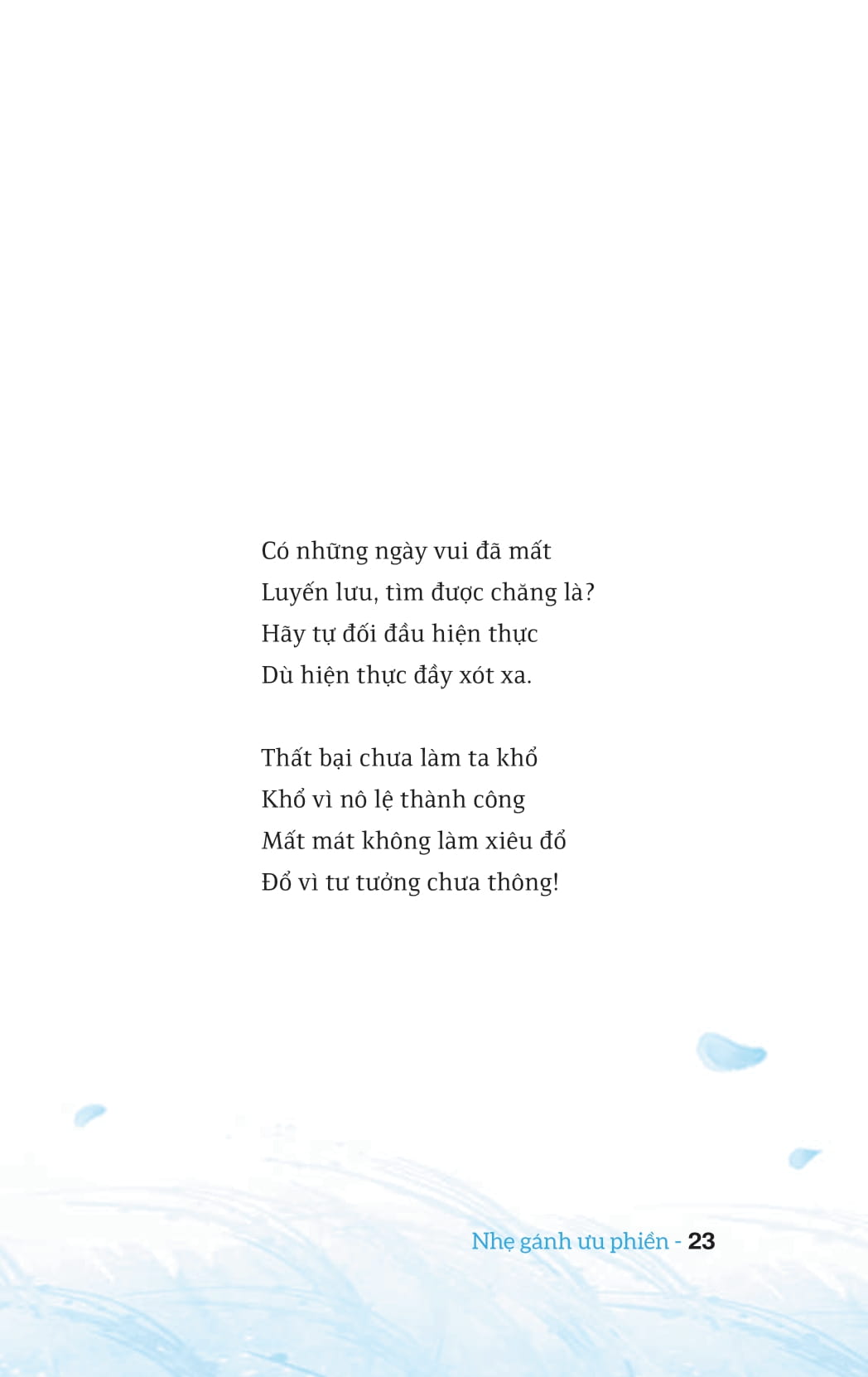 nhẹ gánh ưu phiền (tái bản 2023)