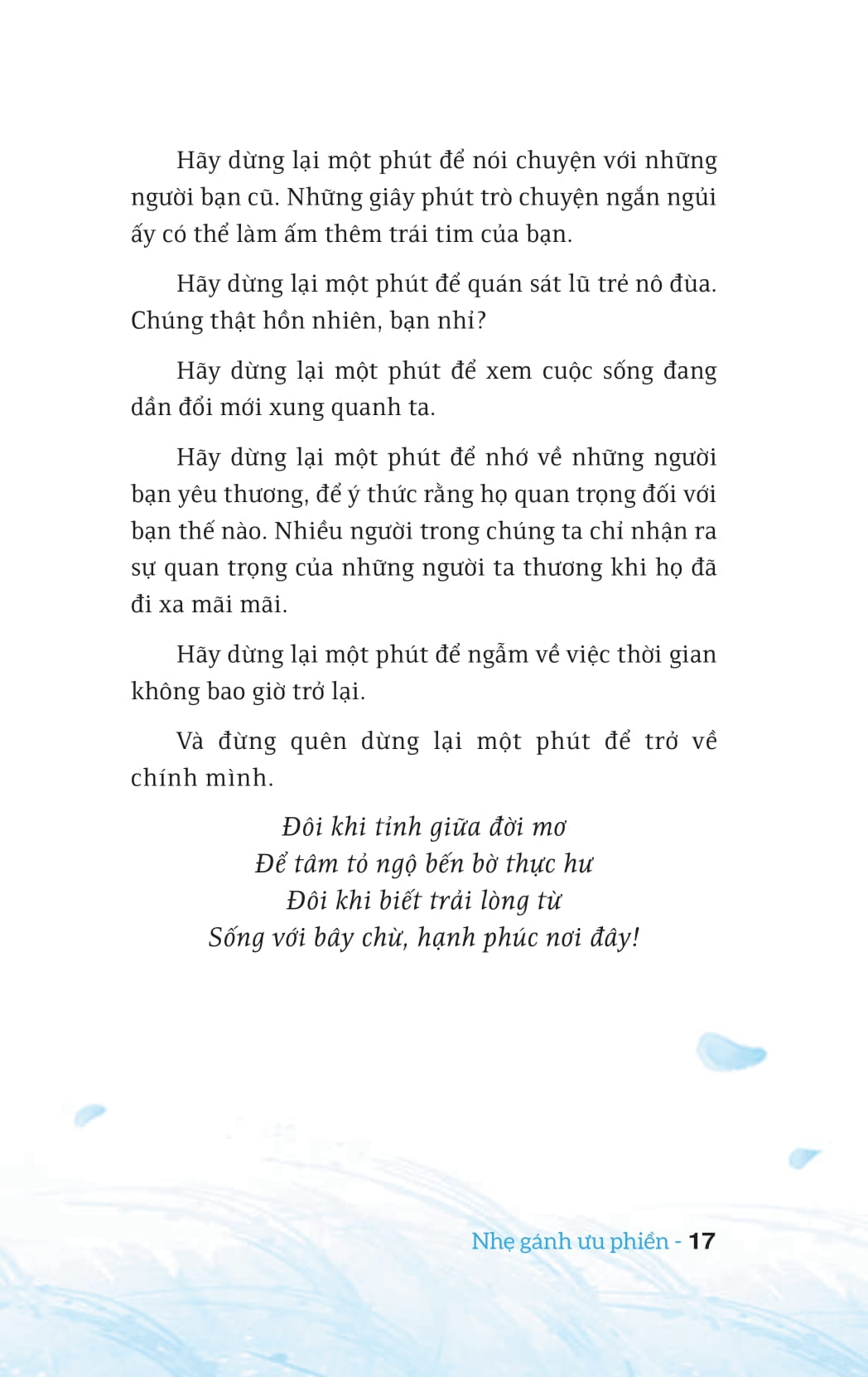 nhẹ gánh ưu phiền (tái bản 2023)