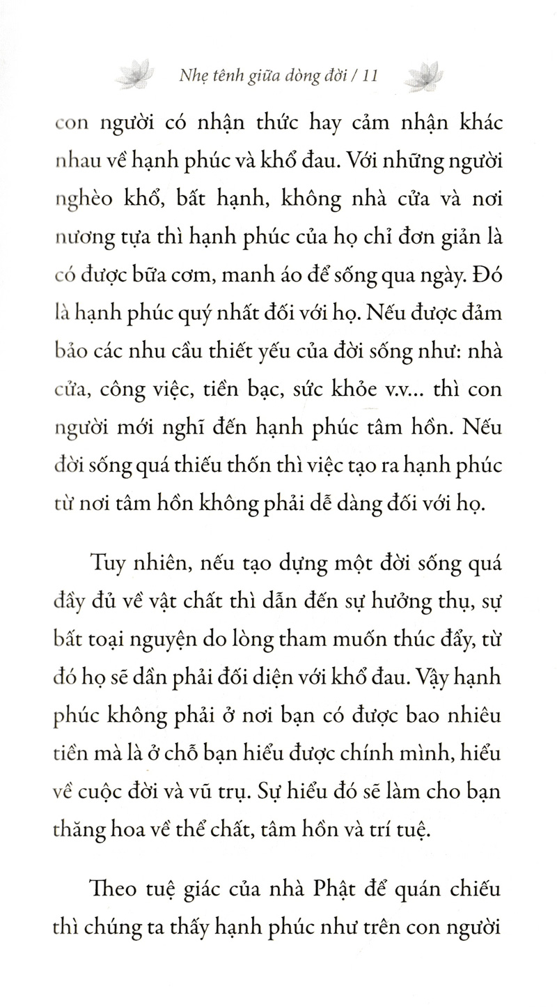 nhẹ tênh giữa dòng đời