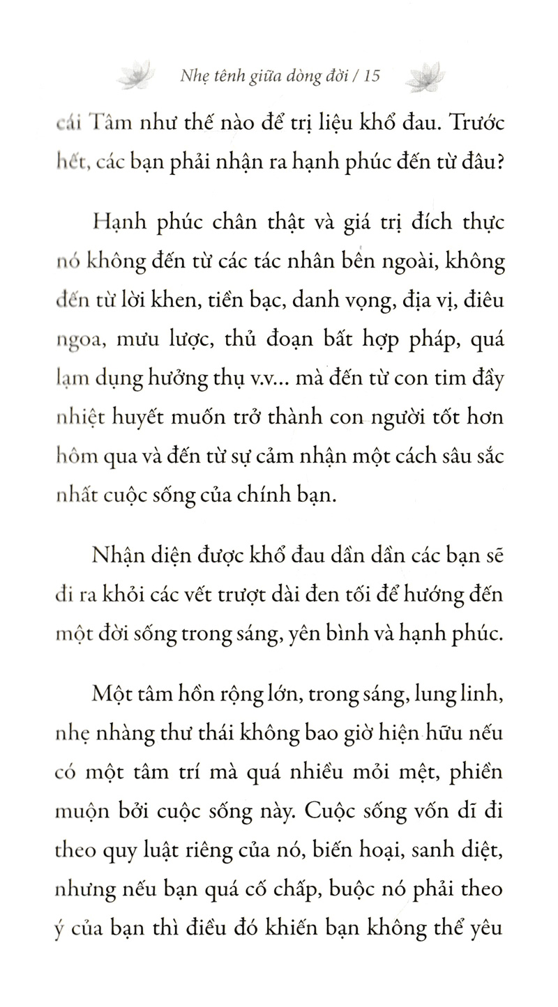 nhẹ tênh giữa dòng đời