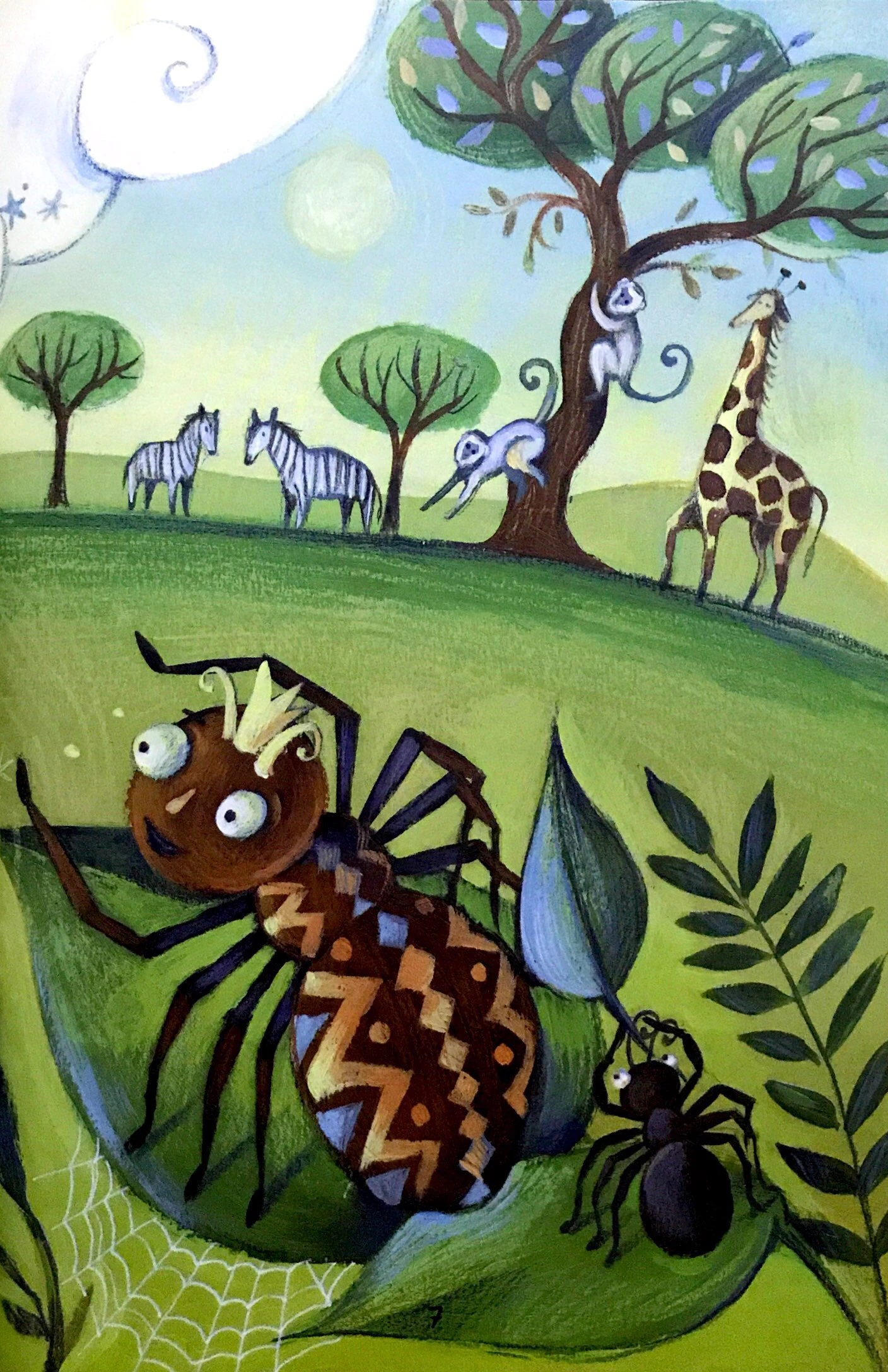 nhện anansi và chiếc túi thông thái