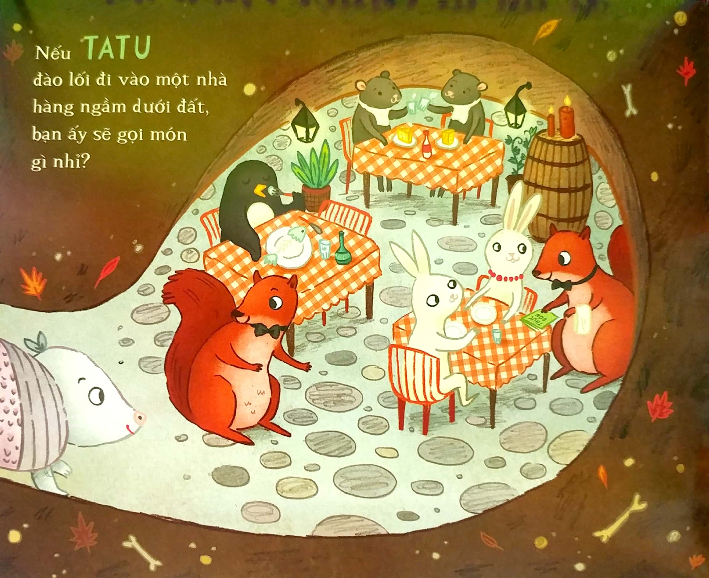 nhím ăn gì ở nhà hàng thế nhỉ?