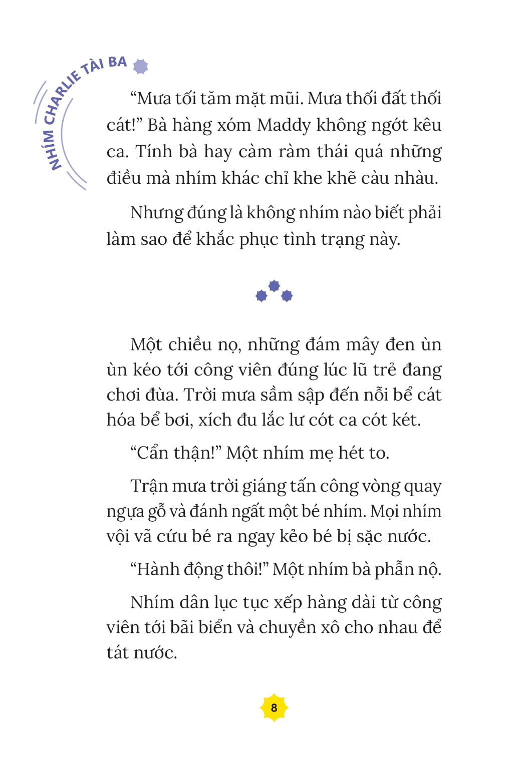 nhím charlie tài ba - xông pha trị thủy