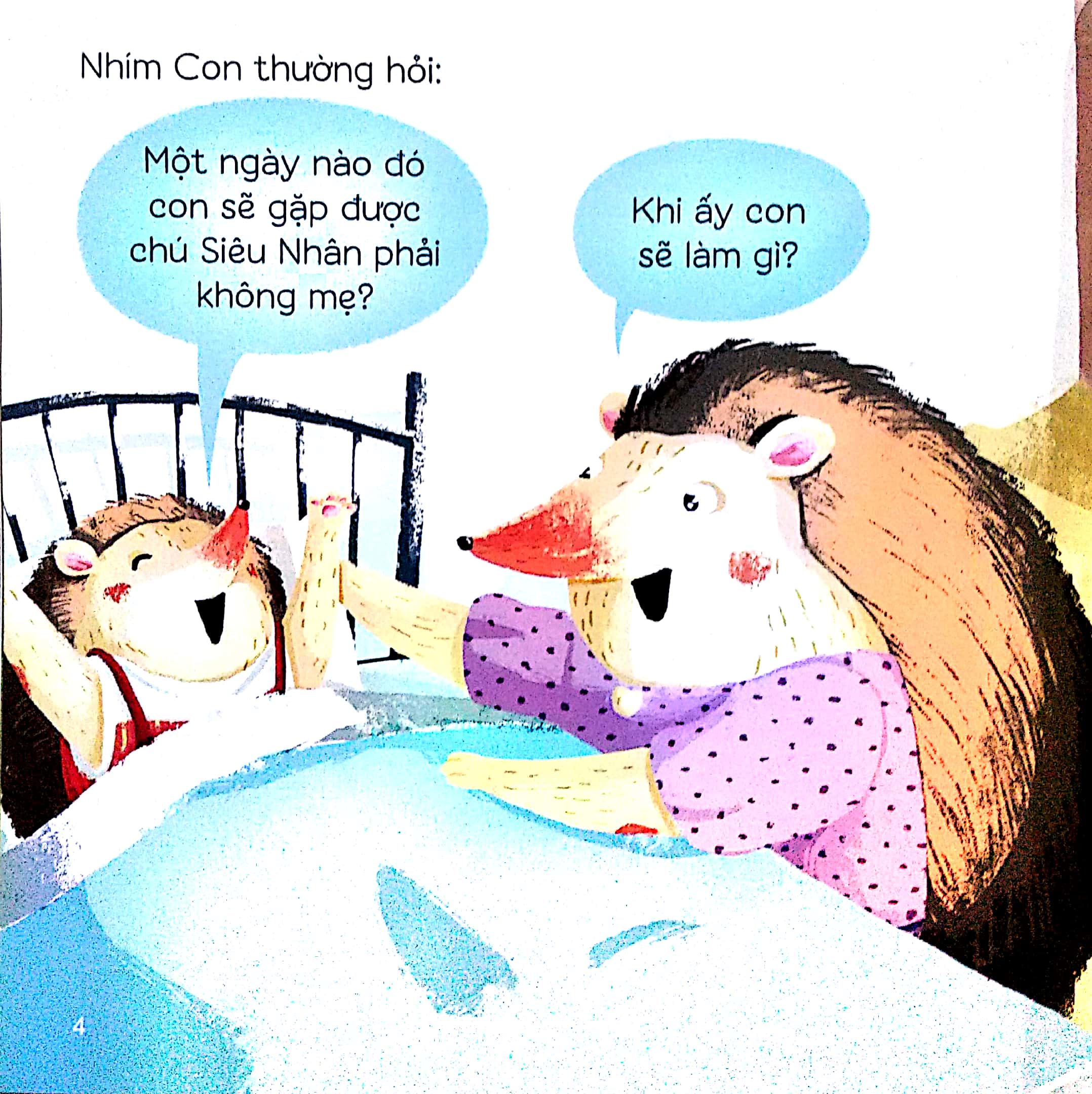 nhím con gặp siêu nhân - câu chuyện đẹp về tình mẹ con