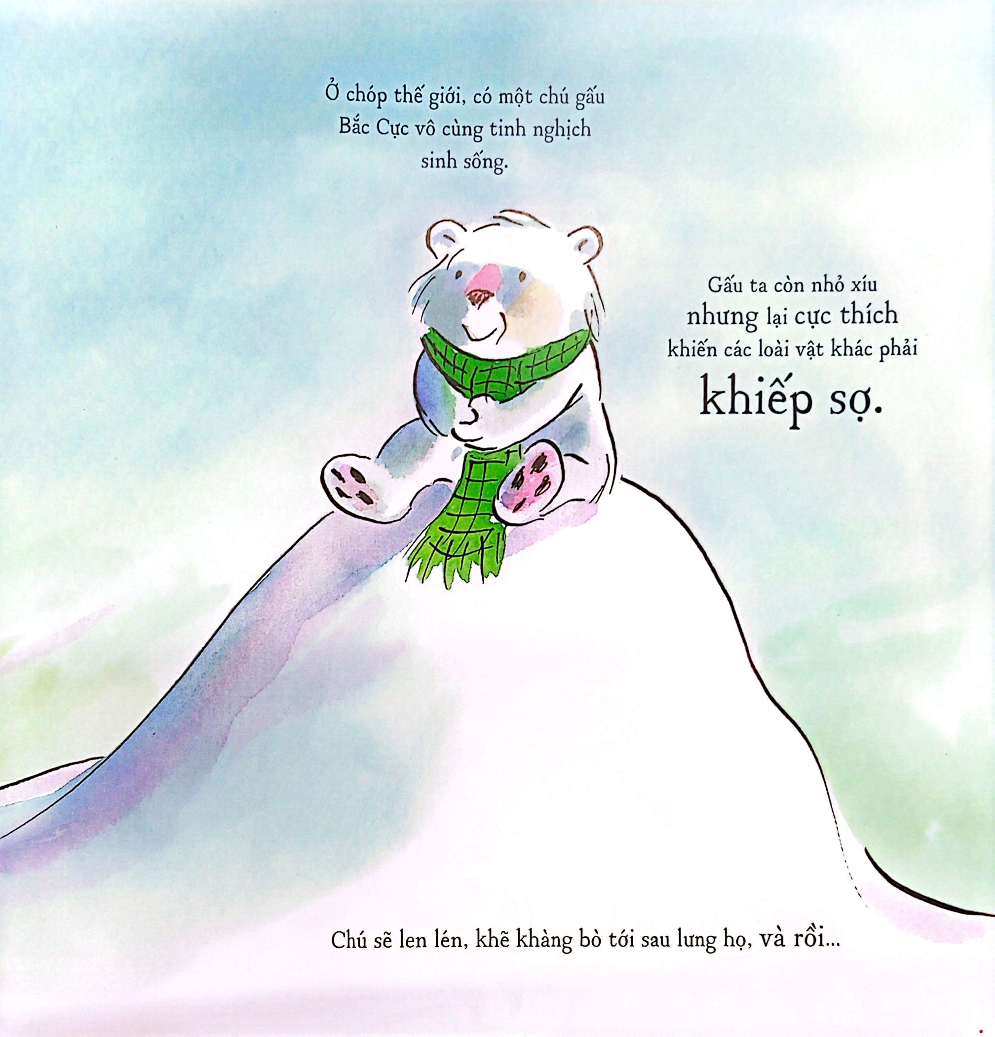 nhóc gấu thích hù