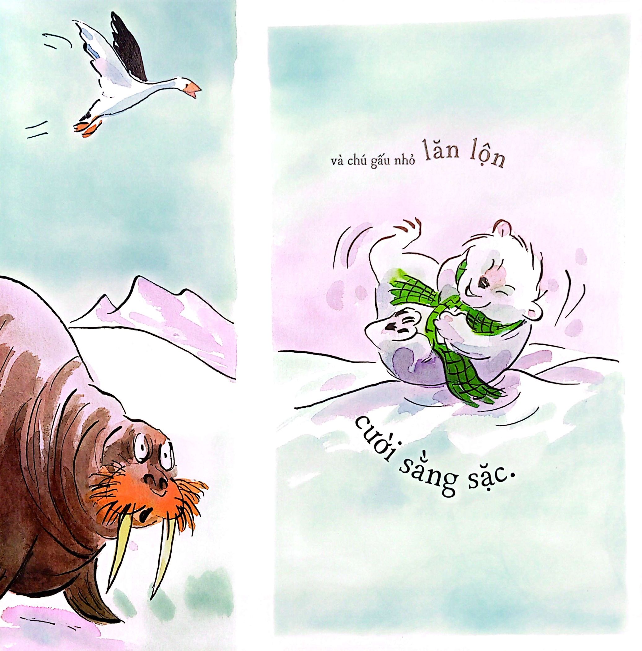 nhóc gấu thích hù