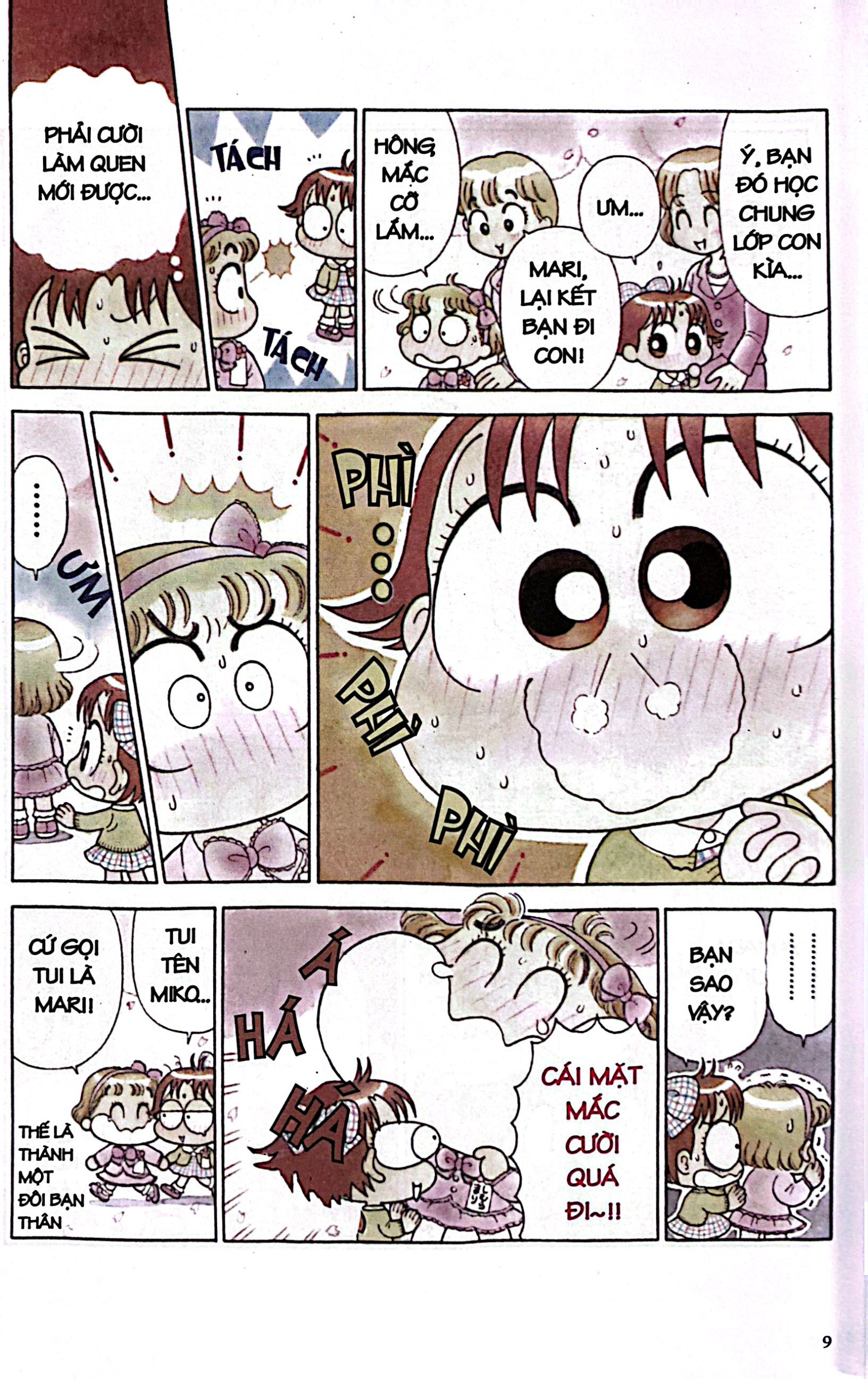 nhóc miko! cô bé nhí nhảnh - miko selection khổ rộng - nhóc tì lớp 1 miko (tái bản 2023)