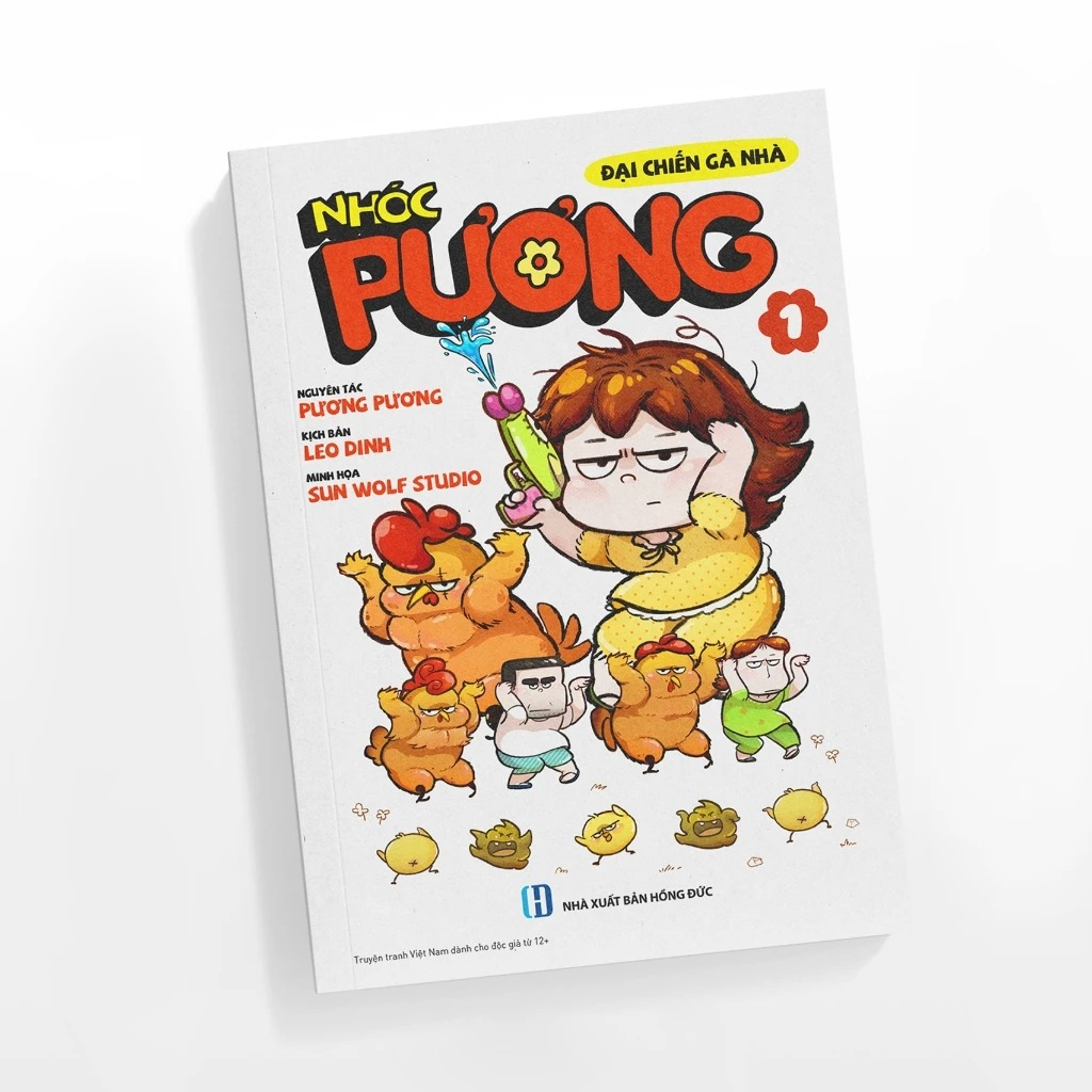 nhóc pương - tập 1 - đại chiến gà nhà - bản sưu tầm - tặng kèm bookmark pvc trong suốt + chữ ký tác giả + cặp móc khóa độc đáo + cặp plushie + bộ đôi sticker