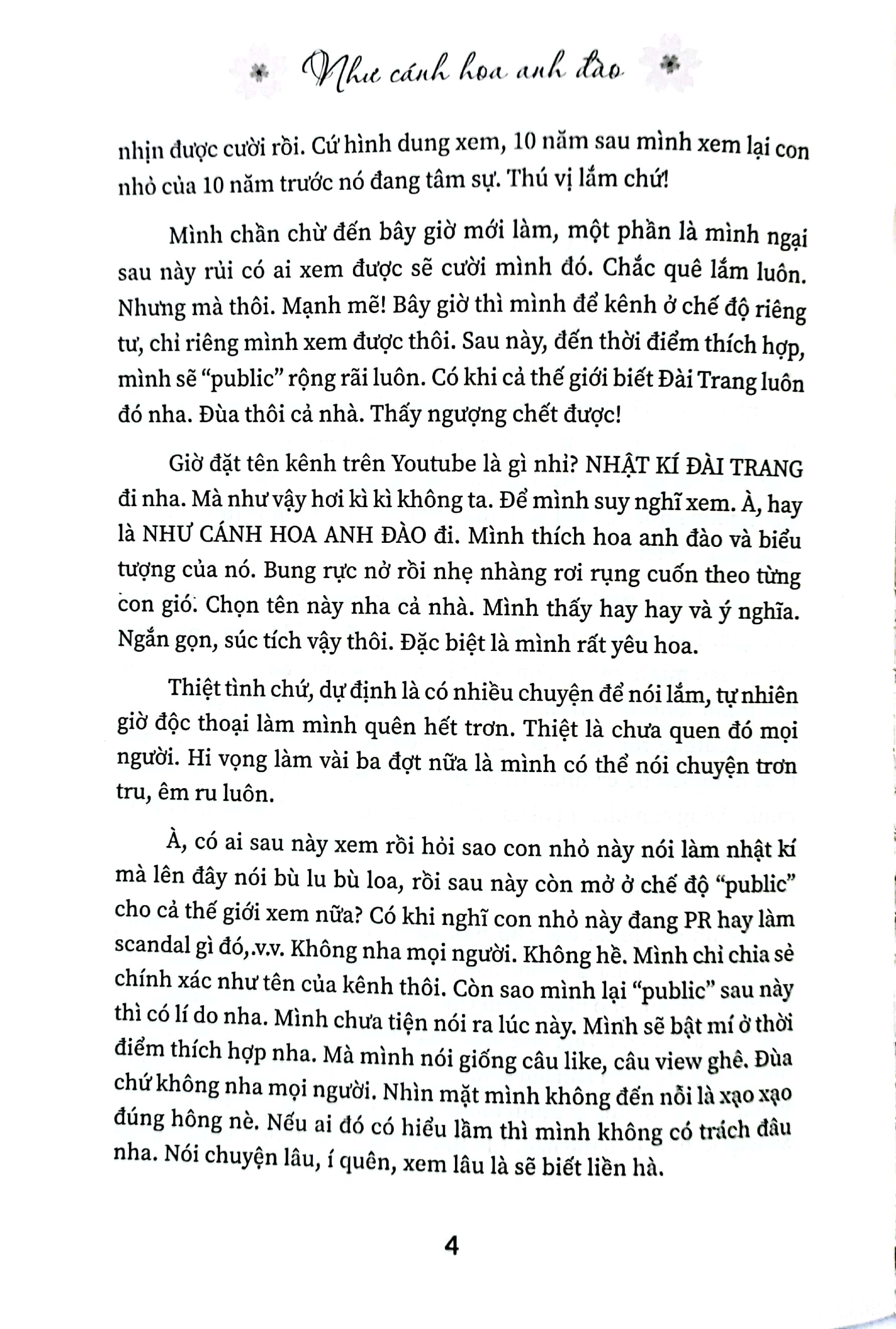 như cánh hoa anh đào