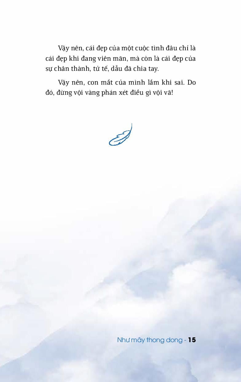 như mây thong dong (tái bản 2018)