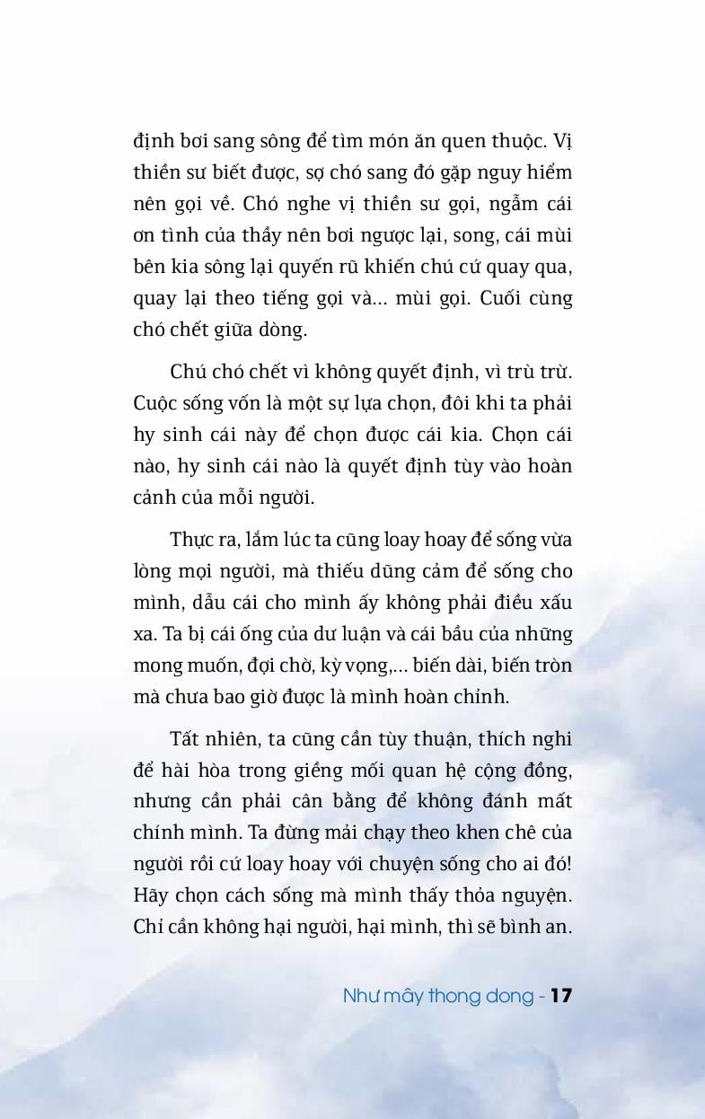 như mây thong dong (tái bản 2018)