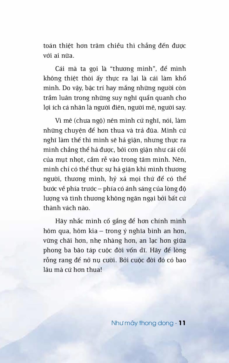 như mây thong dong (tái bản 2018)