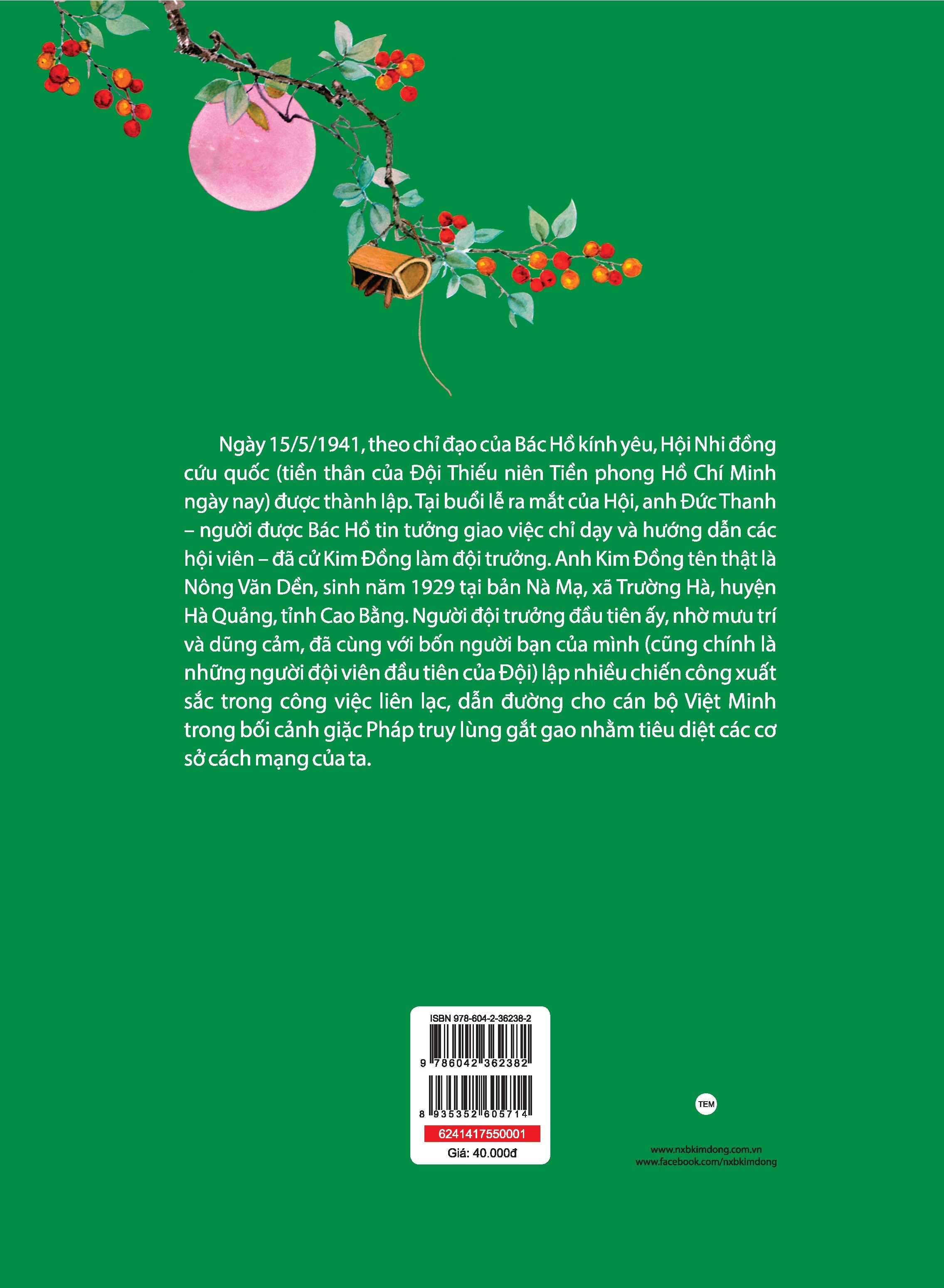 những anh hùng trẻ tuổi - kim đồng (tái bản 2024)