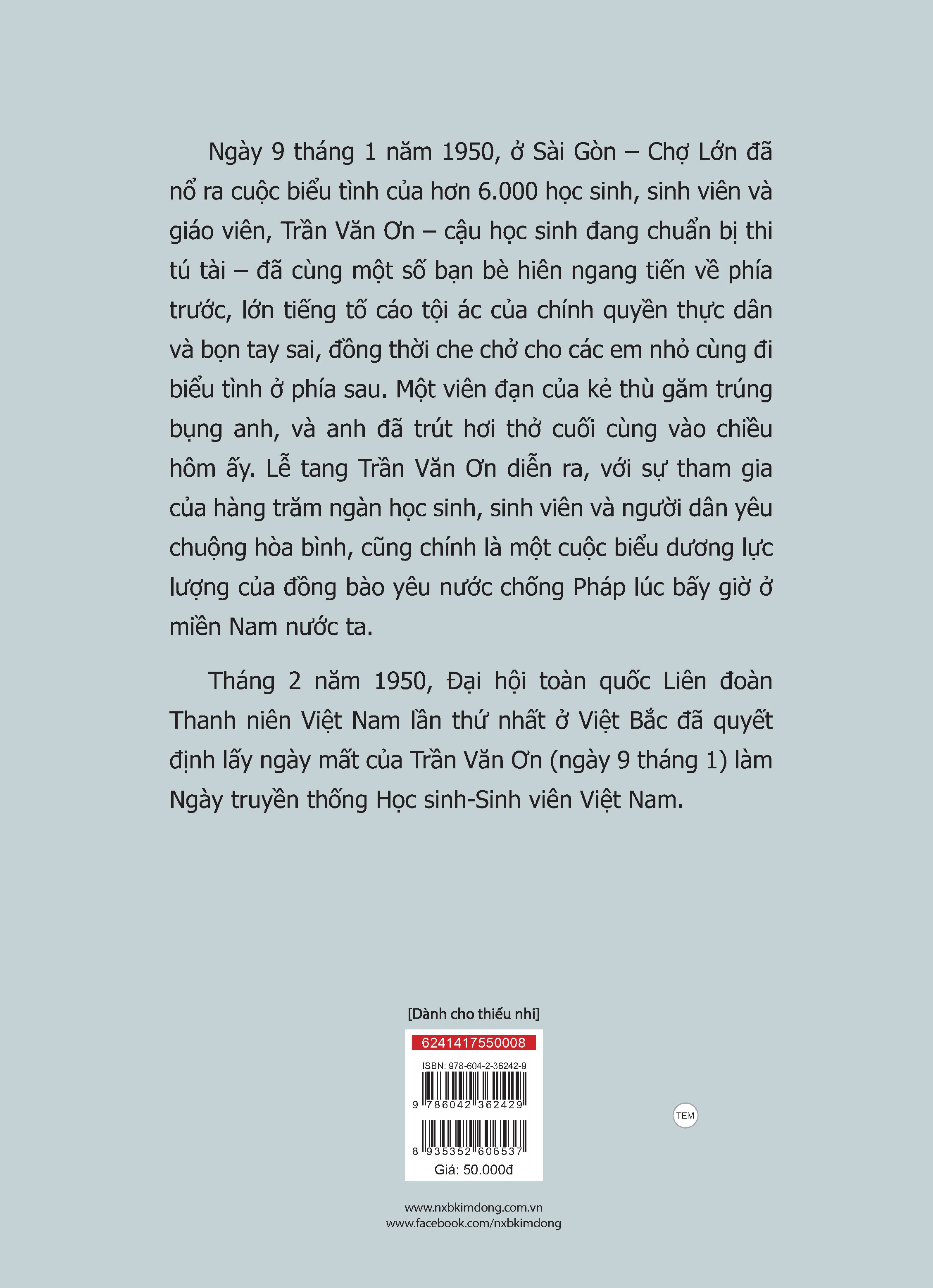 những anh hùng trẻ tuổi - trần văn ơn (tái bản 2024)