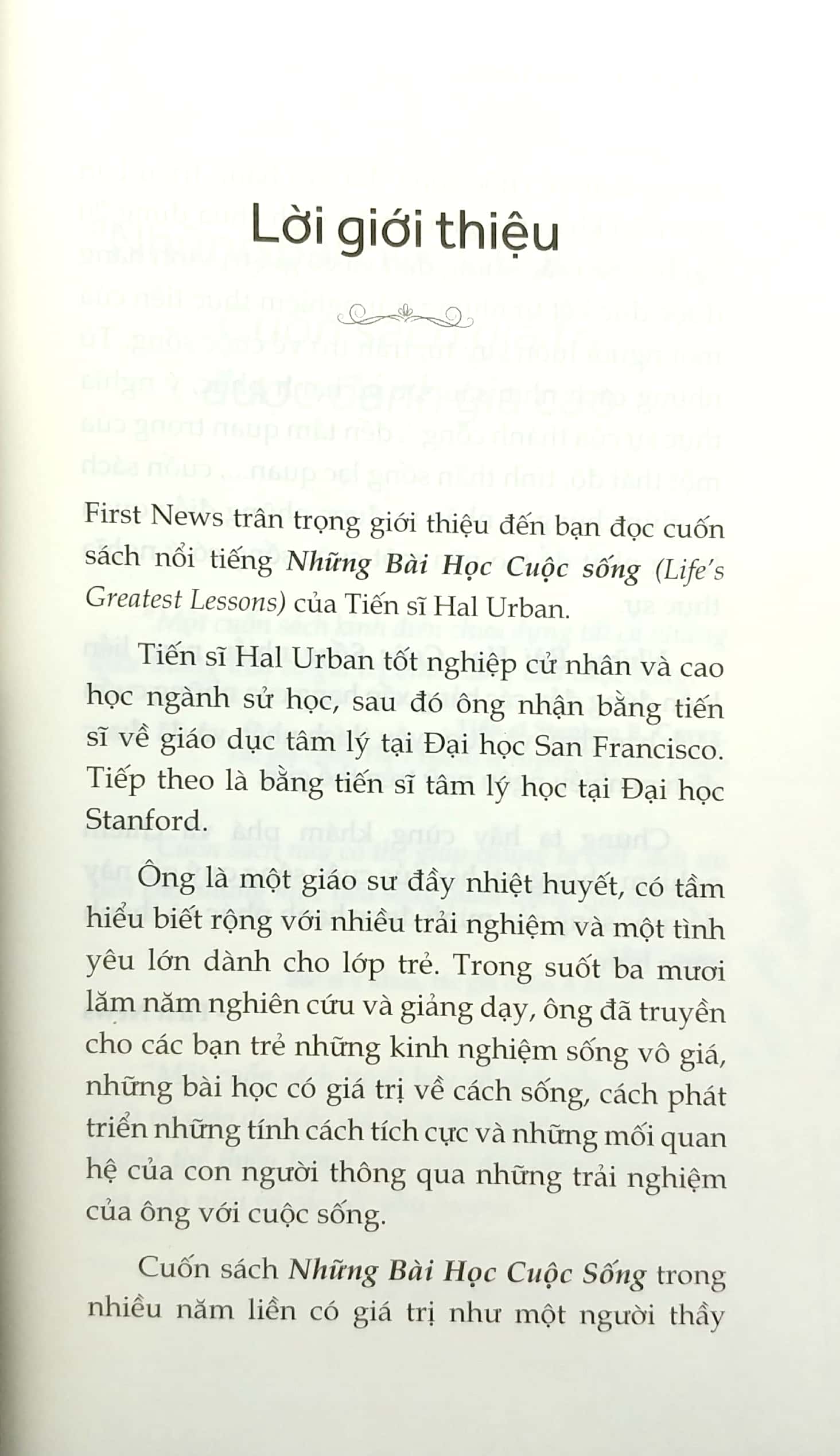 những bài học cuộc sống (tái bản 2021)