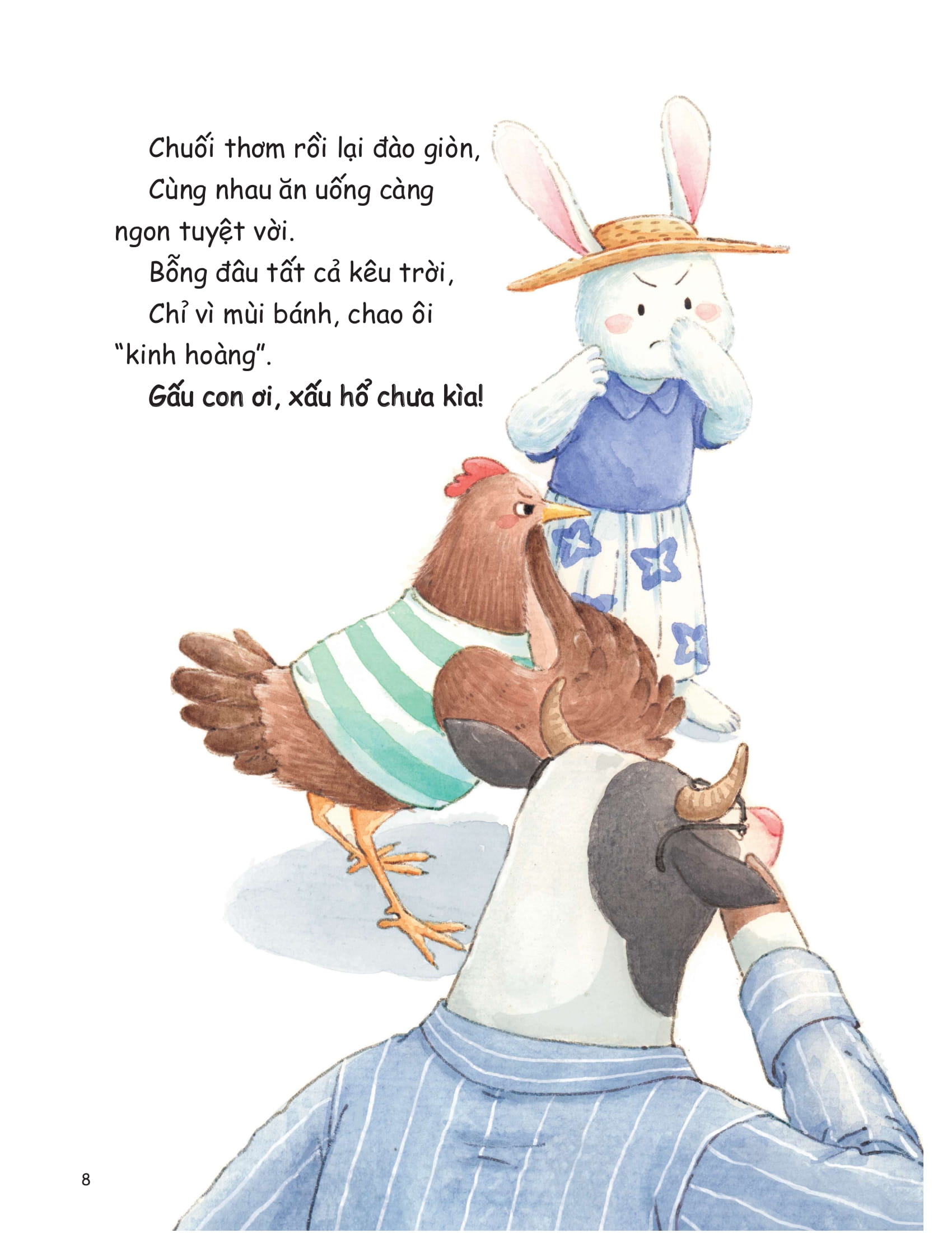 những bài học đầu tiên của bé - gấu con ơi, thẹn quá đi thôi!