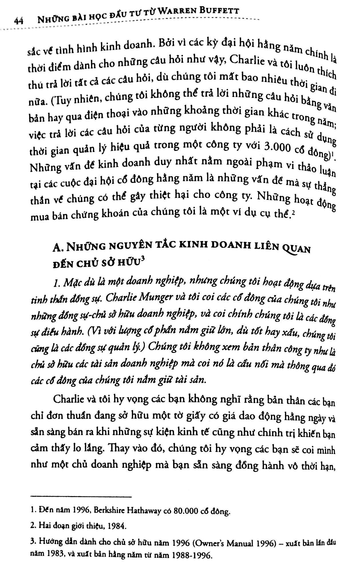 những bài học đầu tư từ warren buffett