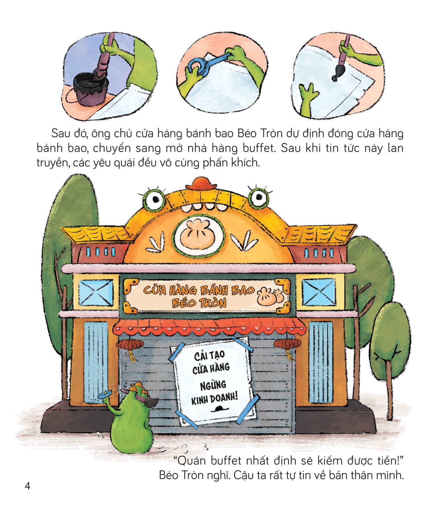 những bài học hay ươm mầm doanh nhân nhí - chủ quán bánh bao mở nhà hàng buffet - giúp trẻ hiểu rằng giảm chi phí đầu vào rất quan trọng