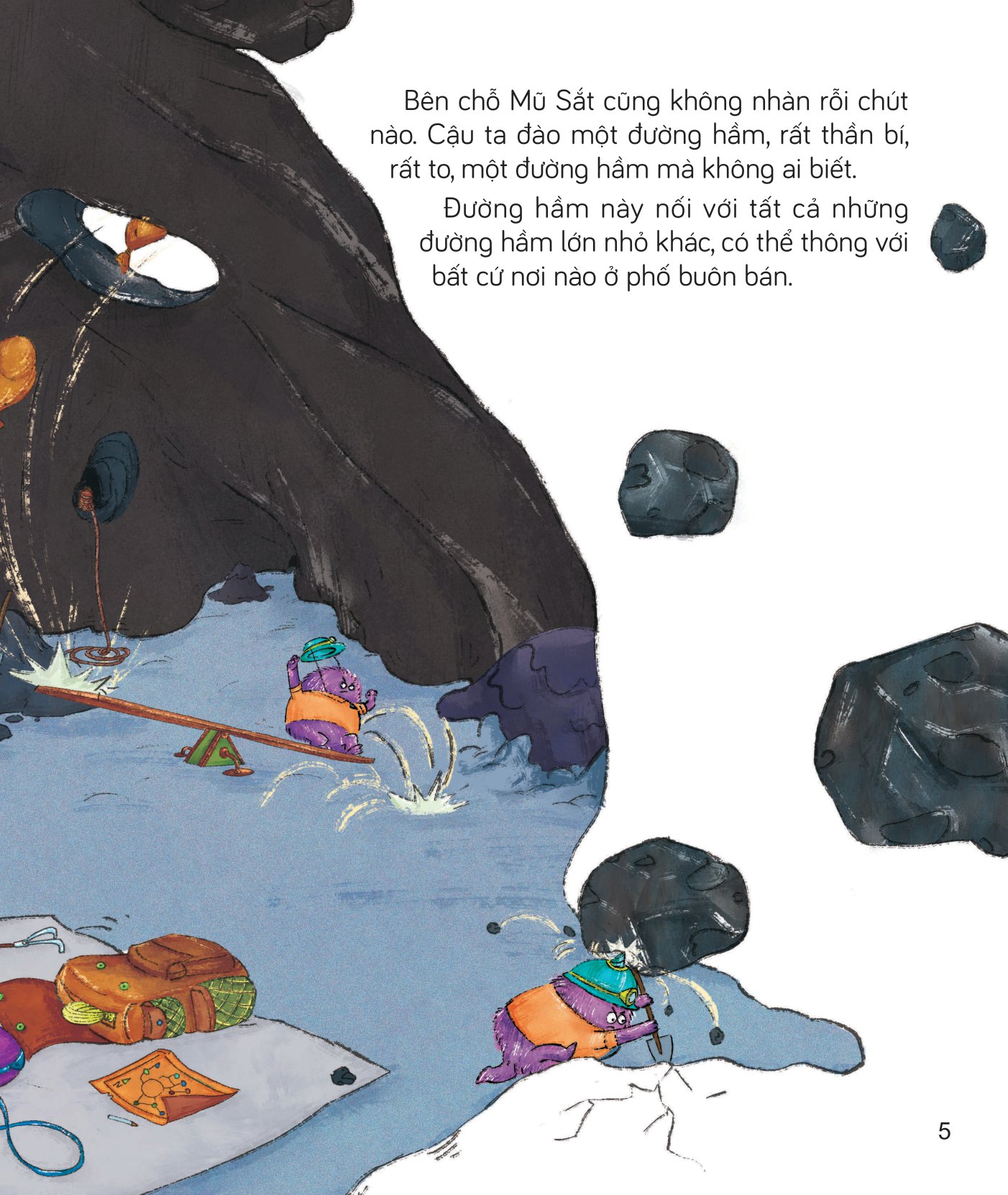 những bài học hay ươm mầm doanh nhân nhí - cơ hội kinh doanh trong đường hầm - giúp trẻ hiểu tầm quan trọng của việc nắm bắt cơ hội kinh doanh