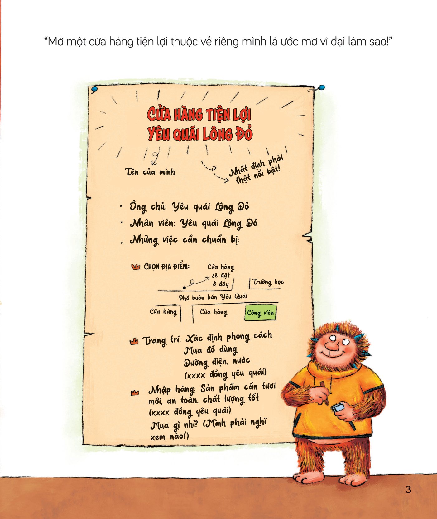 những bài học hay ươm mầm doanh nhân nhí - mở cửa hàng không dễ - giúp trẻ hiểu tầm quan trọng của việc tìm hiểu thị trường