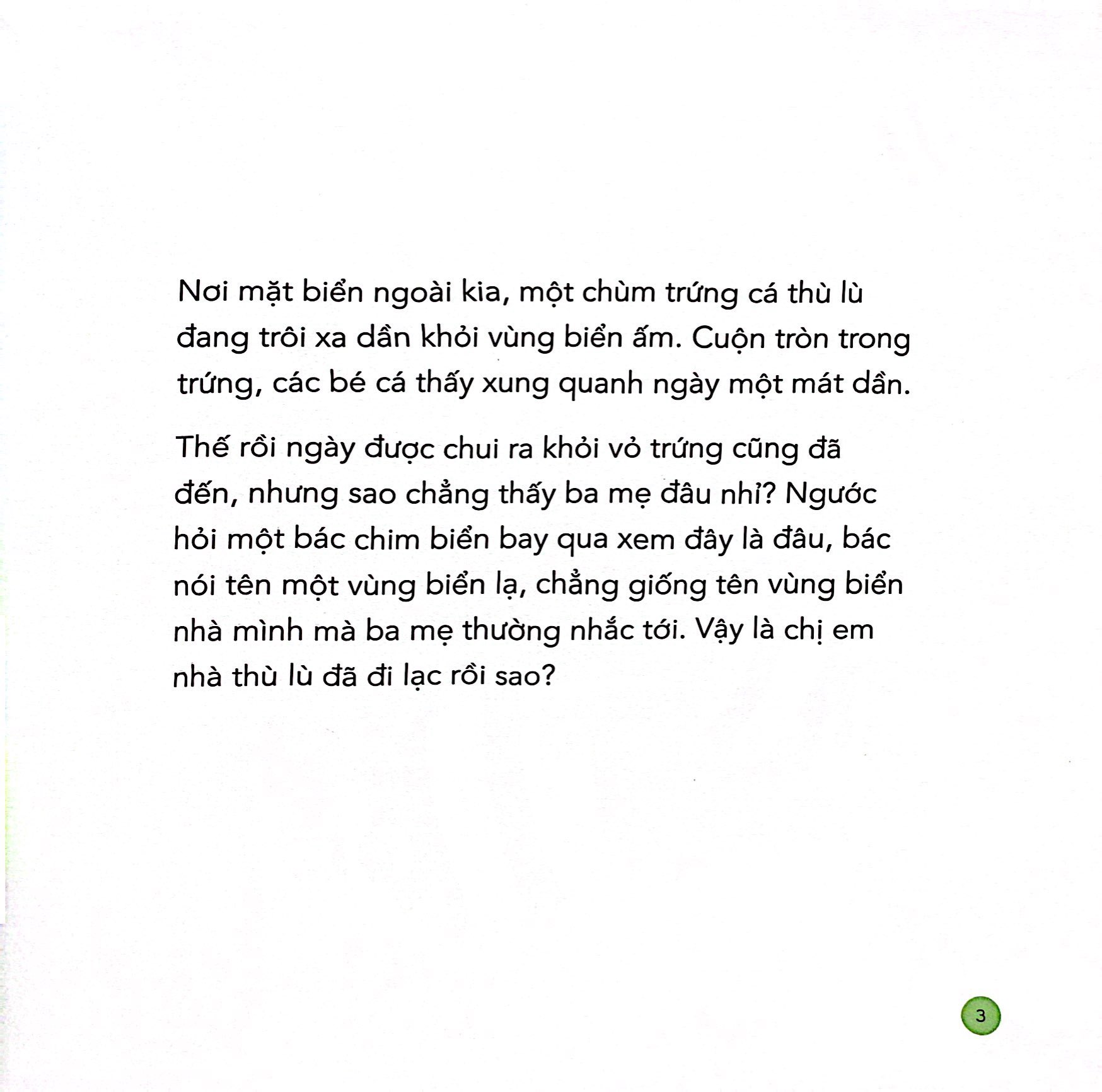 những bài học nhỏ - hành trình của cá thù lù